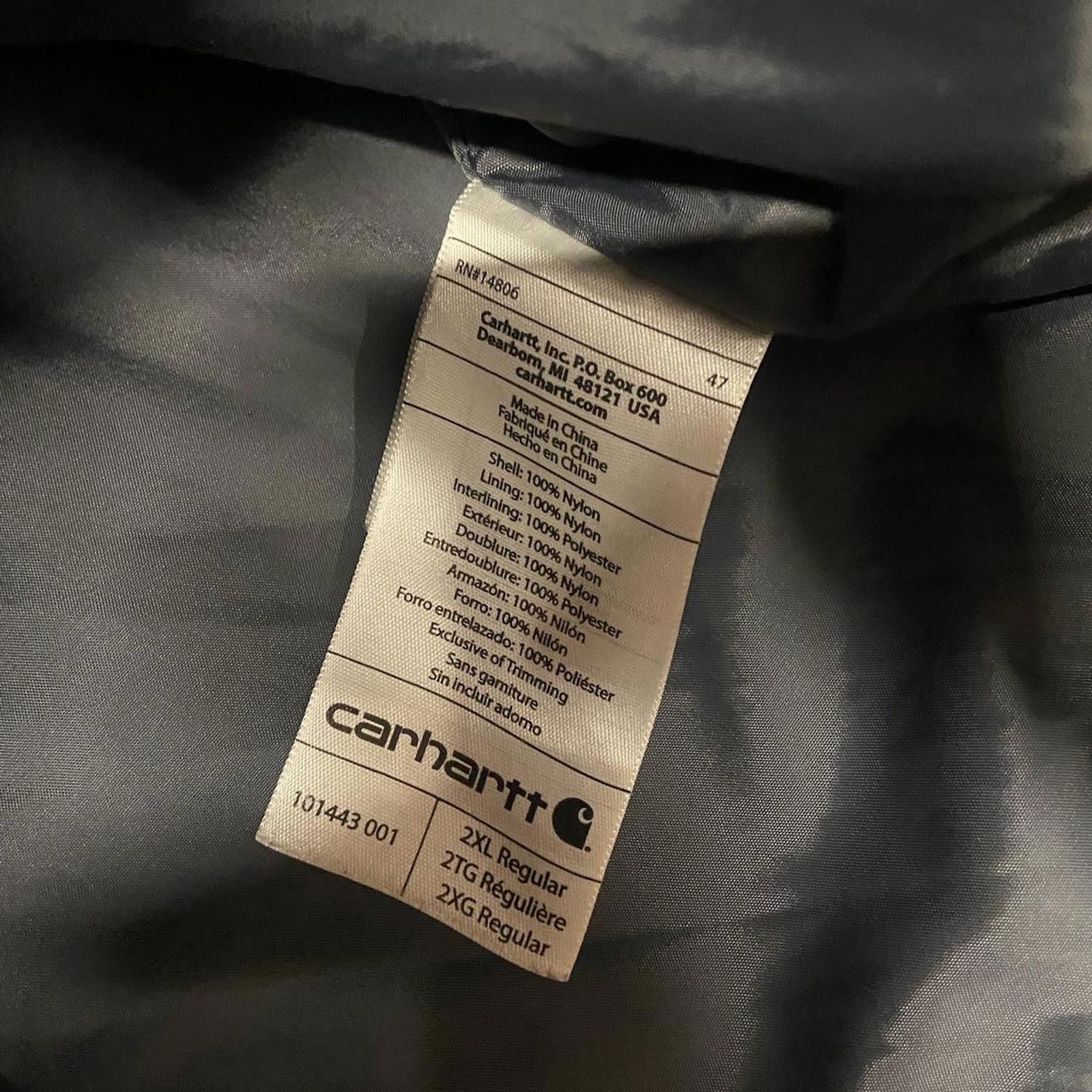Carhartt Black Carhartt Puffer Jacket Size US XXL / EU 58 / 5 - 6 Thumbnail