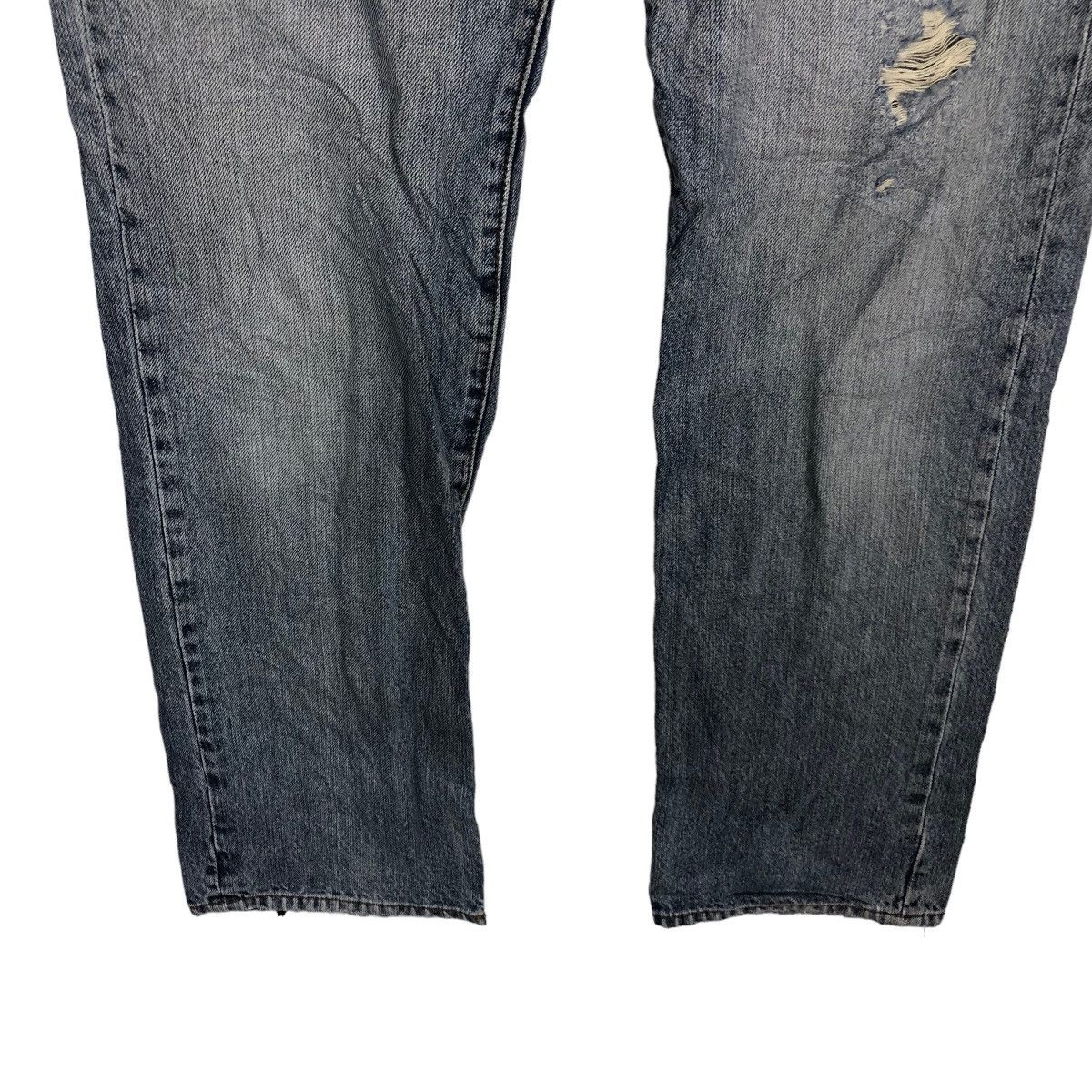 Japanese Brand 🔥90’s VINTAGE HANES DISTRESSED DENIM JEANS LOOSE CUT Size US 29 - 4 Thumbnail