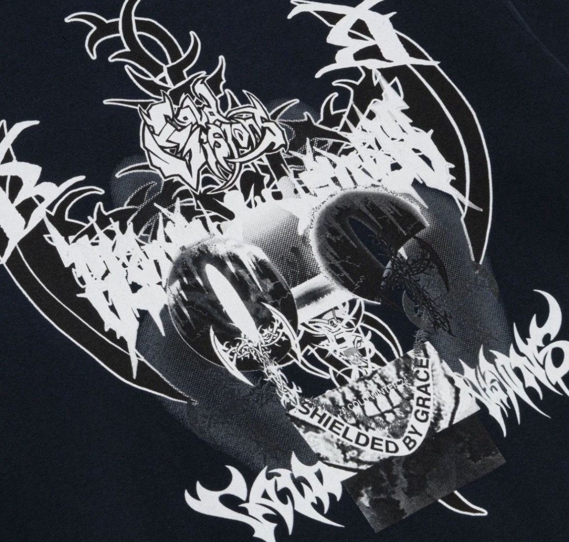 Drain Gang × Sad Boys SEE DESCRIPTION! Bladee, Cold visions Navy Anchor Hoodie Size US XL / EU 56 / 4 - 6 Thumbnail
