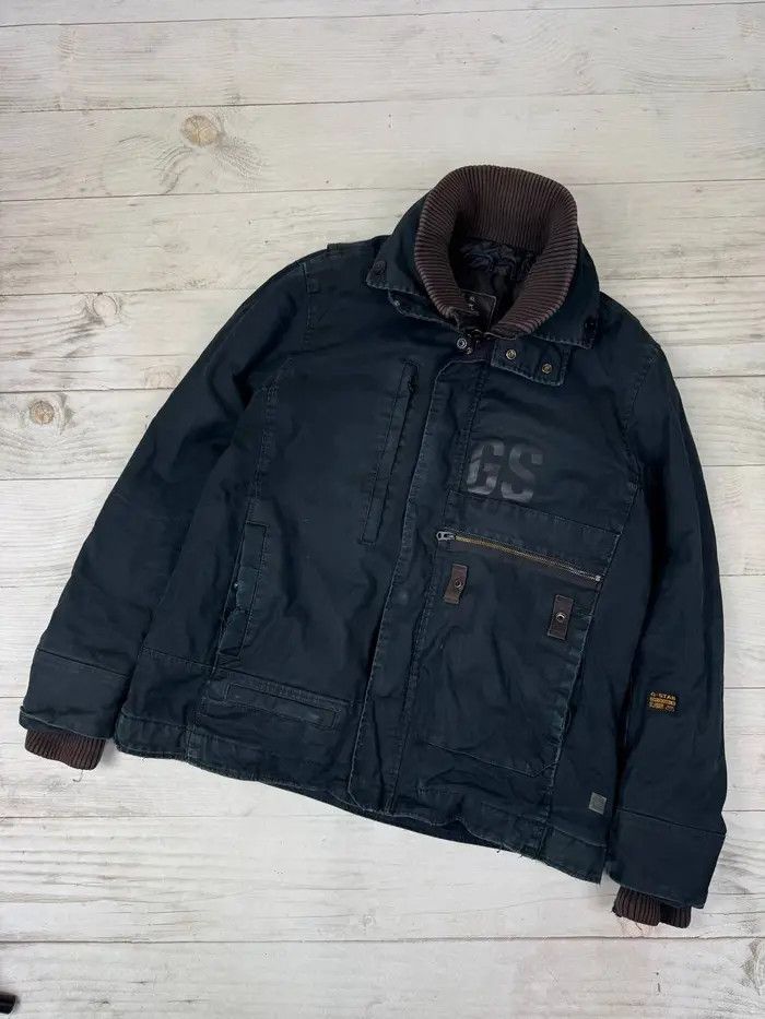 G-Star Vintage G Star Raw Stinger Jacket Distressed Y2K 90s Size US XL / EU 56 / 4 - 1 Thumbnail