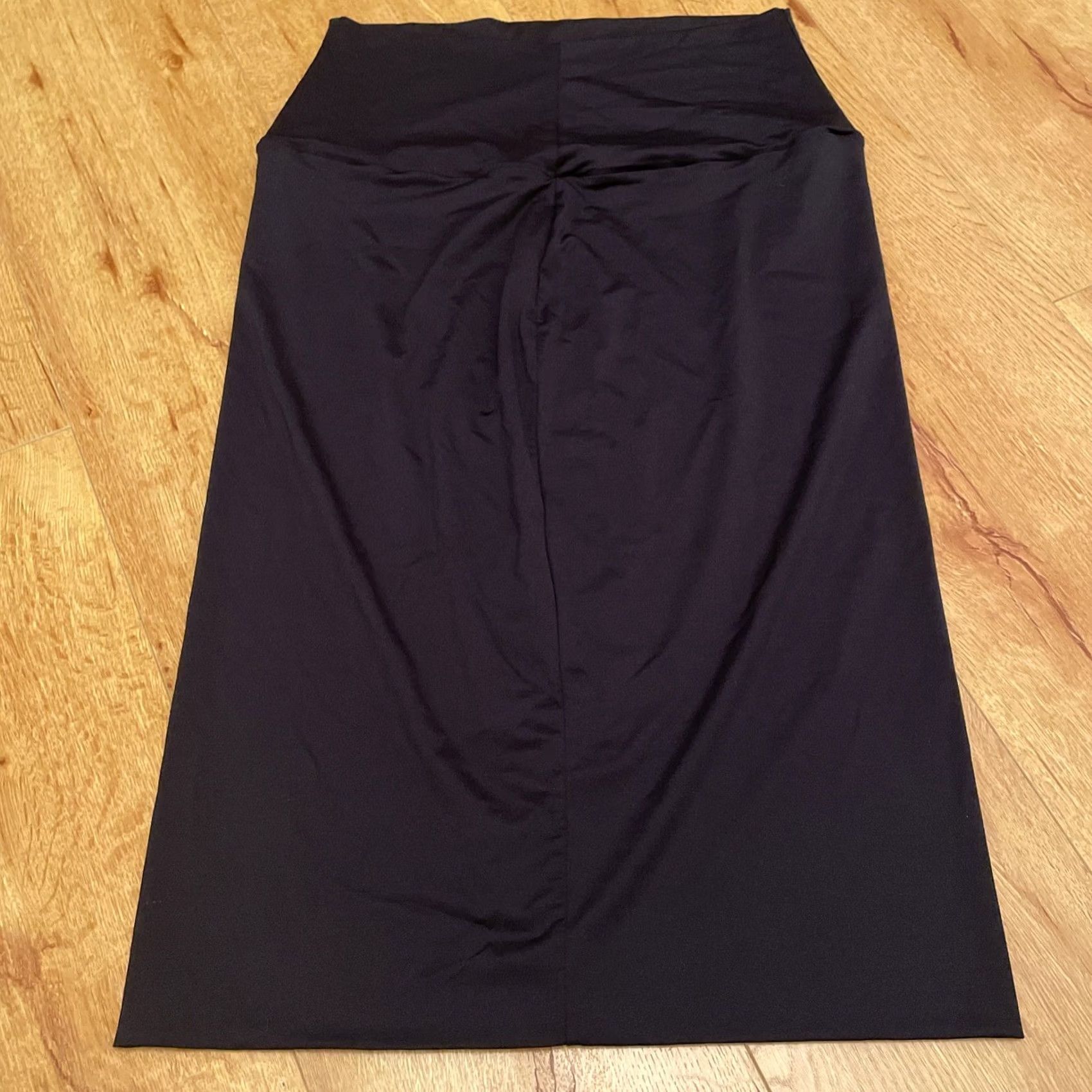 Vintage Epoque Evolution the one Pencil Skirt Black Medium Stretch Business Casual Skirt Women Midi Straight & Pencil Size M Womens Size 32" / US 10 / IT 46 - 7 Thumbnail