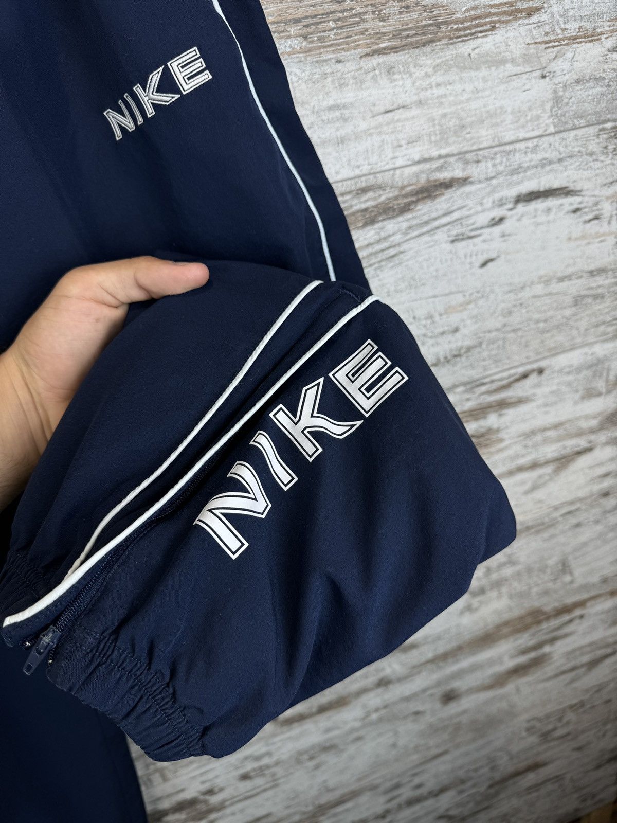 Nike Mens Vintage Nike drill pants y2k sweatpants swoosh rare Size US 34 / EU 50 - 6 Thumbnail