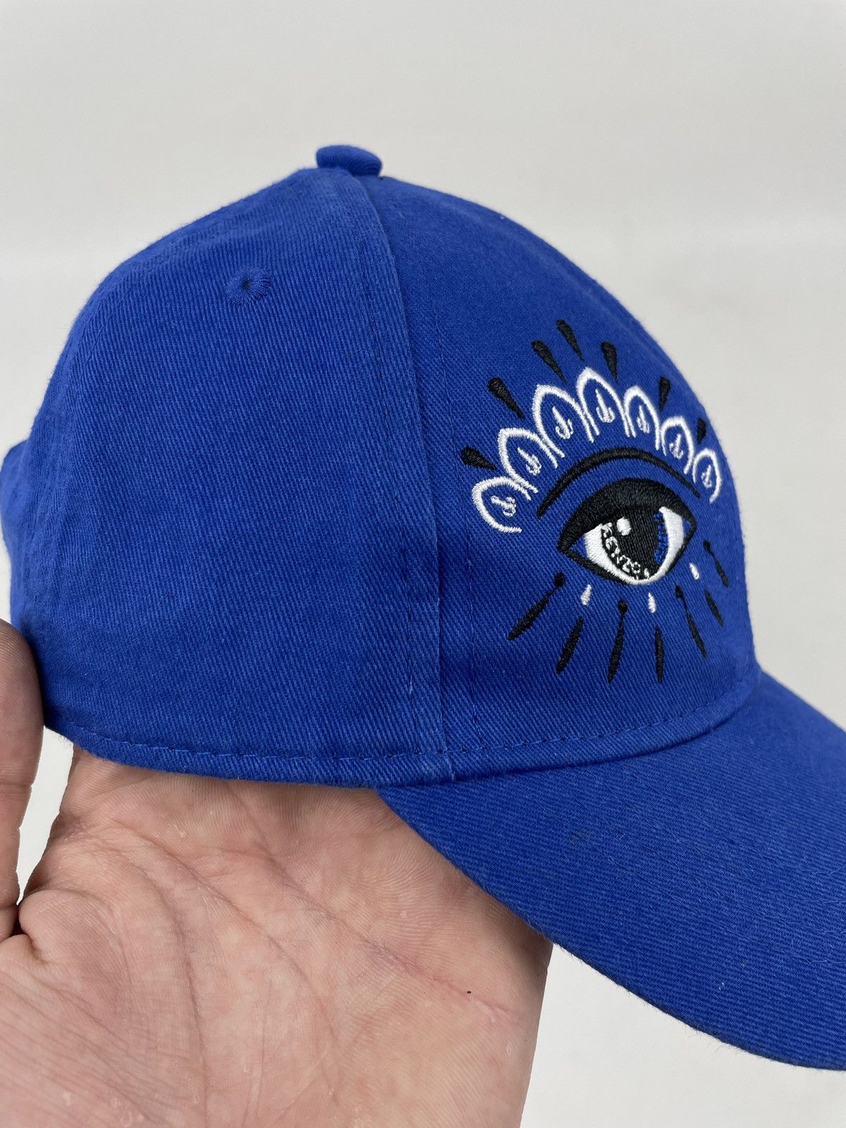 Kenzo Unisex Kid’s KENZO Embroidered Blink Eye Baseball 6-Panel Cap Adjustable Hat Size 26 - 15 Thumbnail