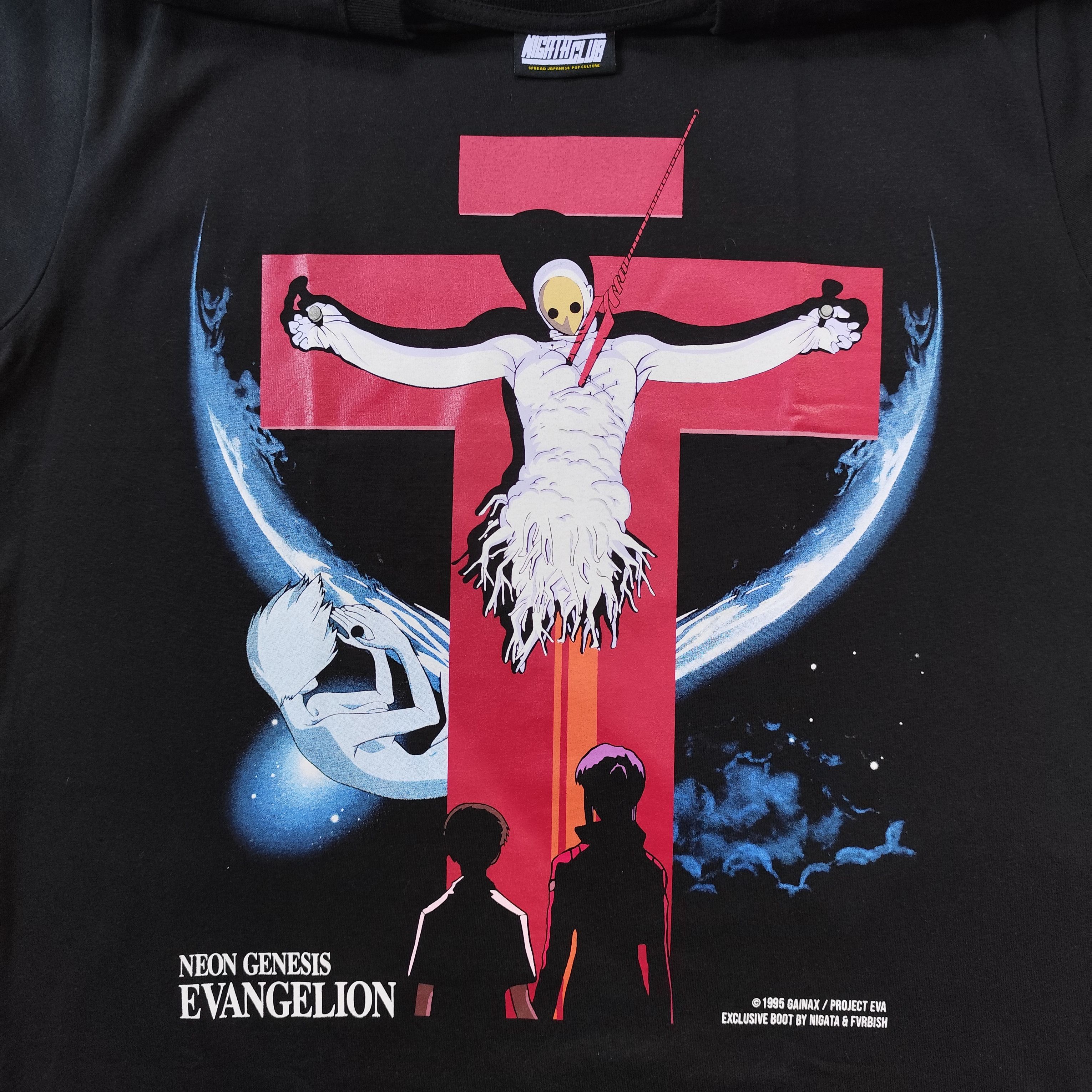 Anime × Japanese Brand × Vintage NEON GENESIS EVANGELION ADAM LILITH MISATO REI RARE ANIME Size US XL / EU 56 / 4 - 3 Thumbnail