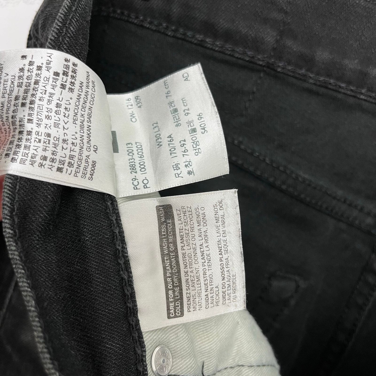 Levi's Levi’s Black Jeans Size US 30 / EU 46 - 5 Thumbnail
