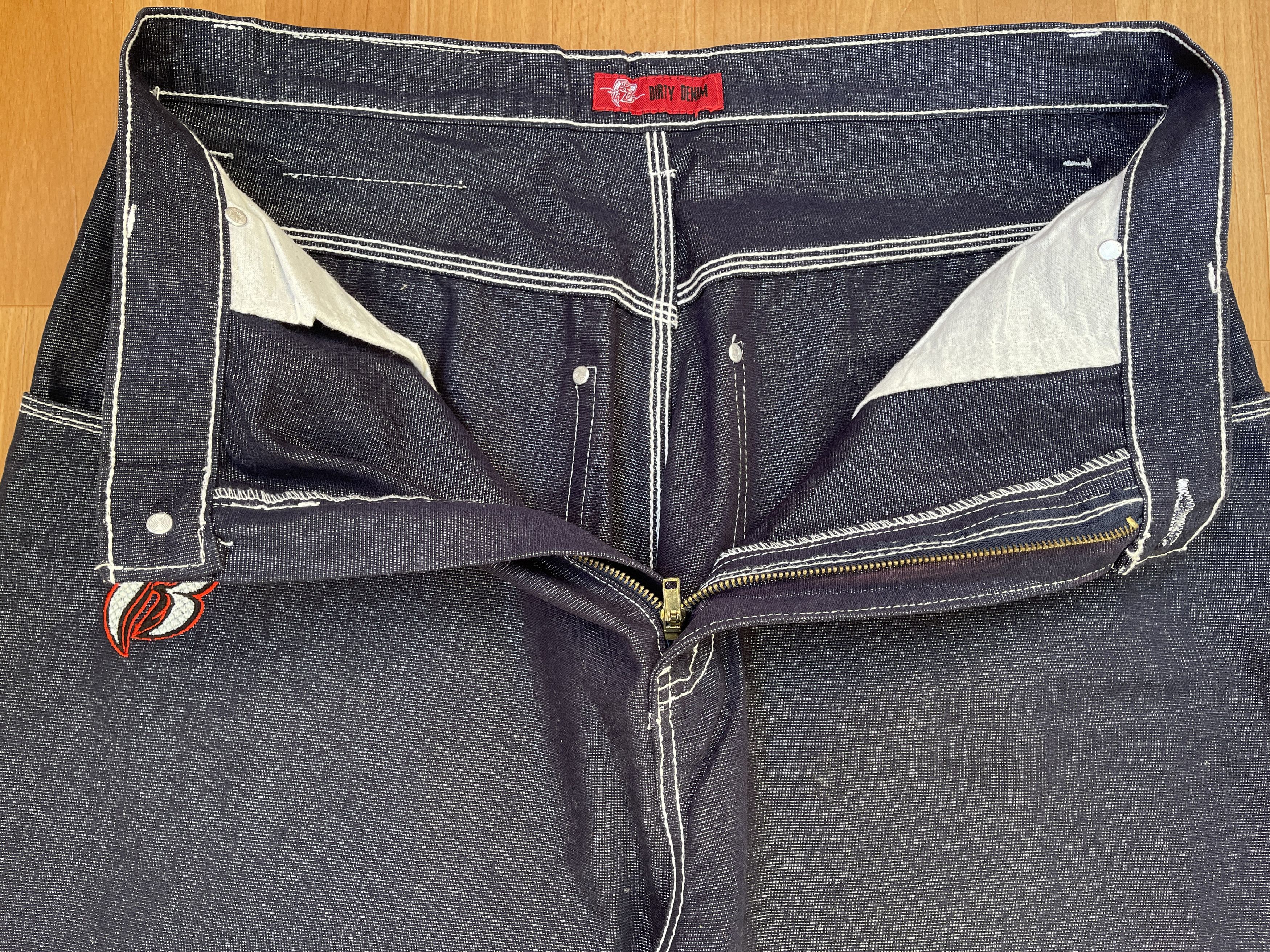 Ruff Ryders Ruff Ryders jeans, vintage baggy jeans 90s hip hop skater 34 Size US 34 / EU 50 - 8 Thumbnail