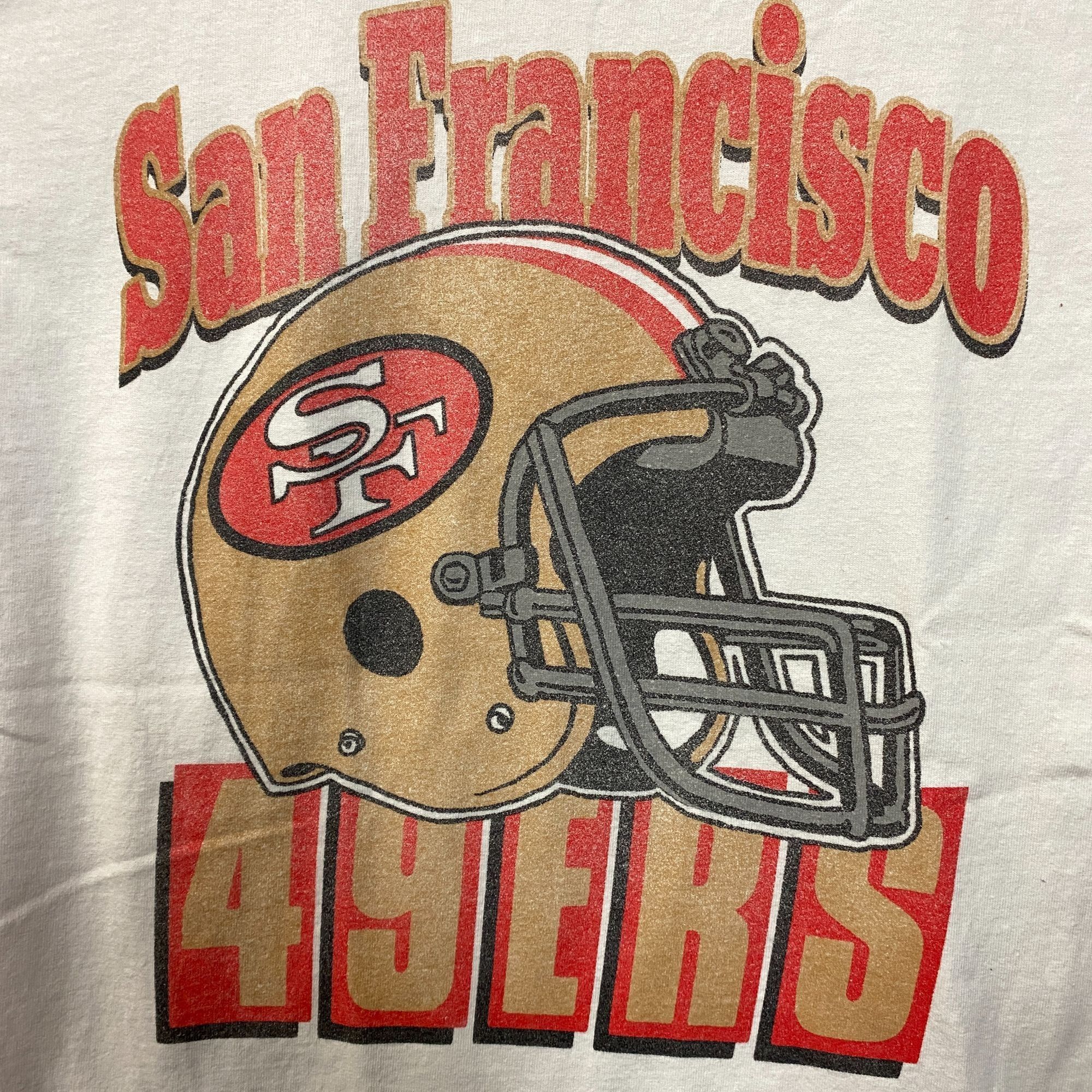Junk Food NFL Junk Food San Francisco 49rs White Helmet Logo Tee Extra Size US XS / EU 42 / 0 - 2 Thumbnail