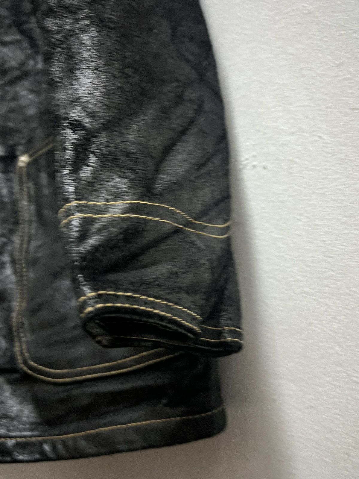 Vintage KEMPEL 🇩🇪 Button up leather jacket saiz 46 Size US XL / EU 56 / 4 - 11 Thumbnail