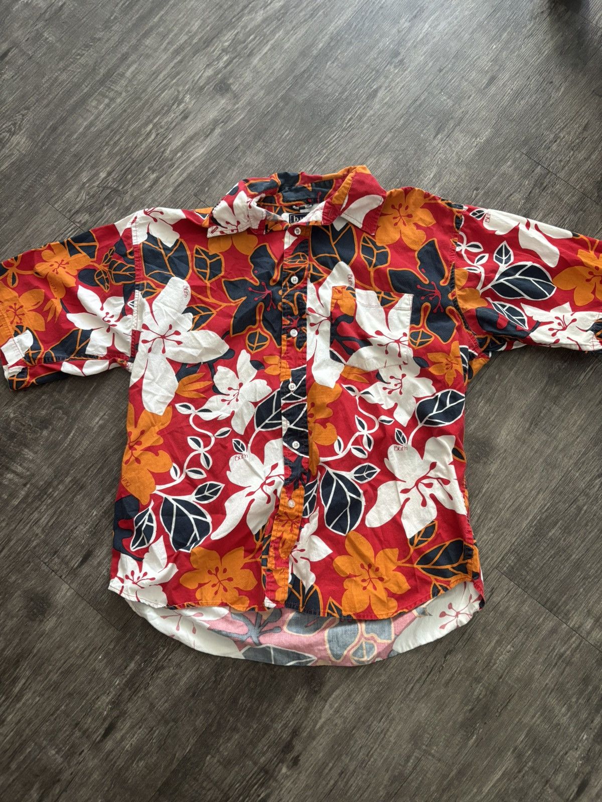 Vintage VINTAGE Floral Button-Up Size US M / EU 48-50 / 2 - 1 Thumbnail