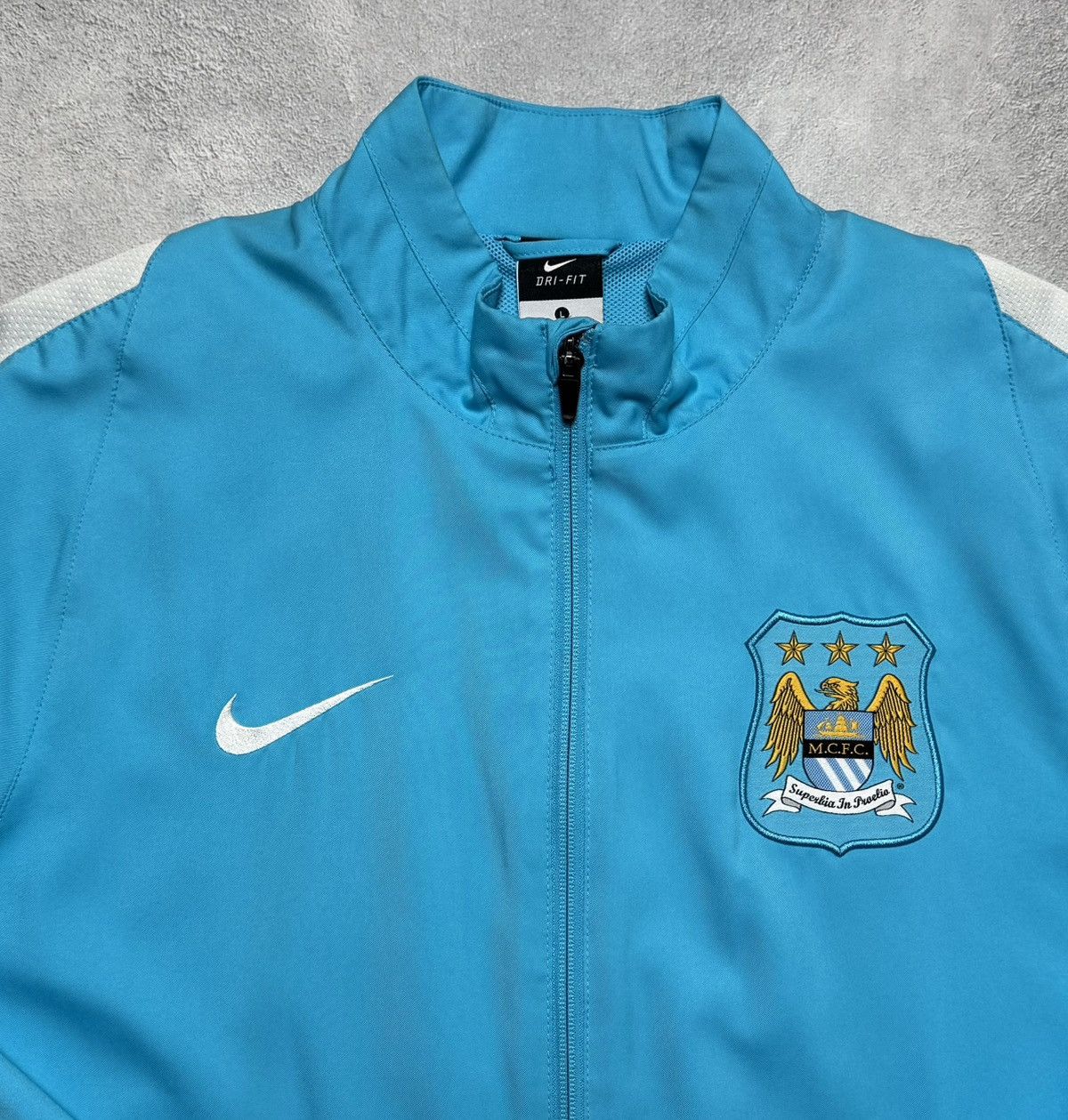 Nike Manchester City 2015 2016 Football Soccer Track Jacket Nike Size US L / EU 52-54 / 3 - 7 Thumbnail