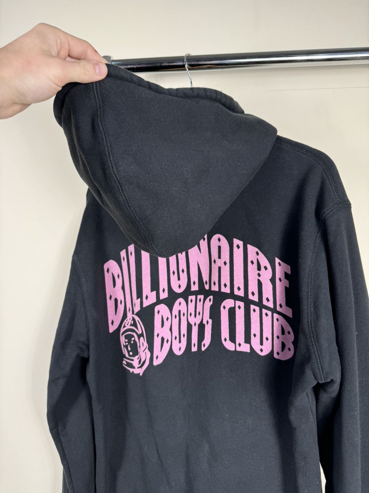 Billionaire Boys Club Billionaire Boys Club Pink Logo Hoodie Size US XL / EU 56 / 4 - 4 Thumbnail