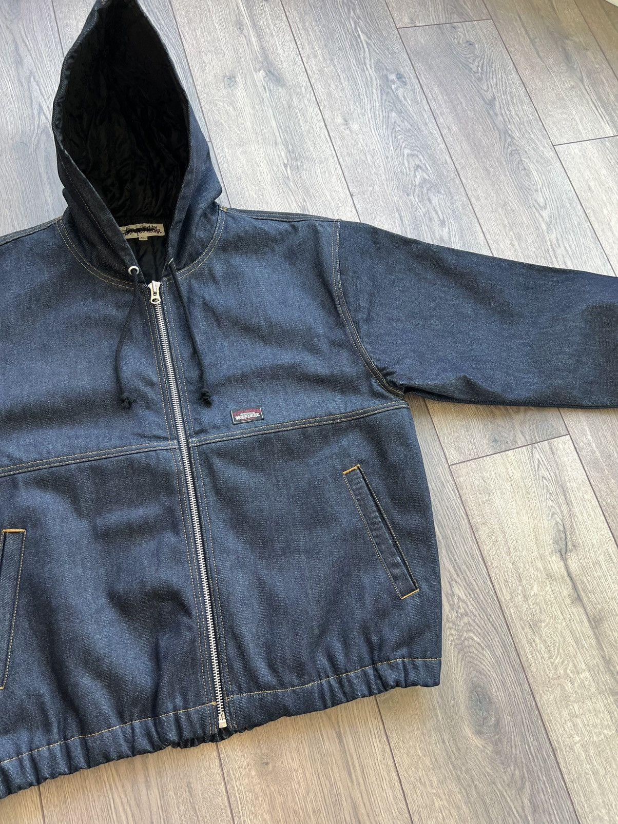 Stussy Stussy Raw Denim Insulated Work Jacket XL Size US XL / EU 56 / 4 - 8 Thumbnail