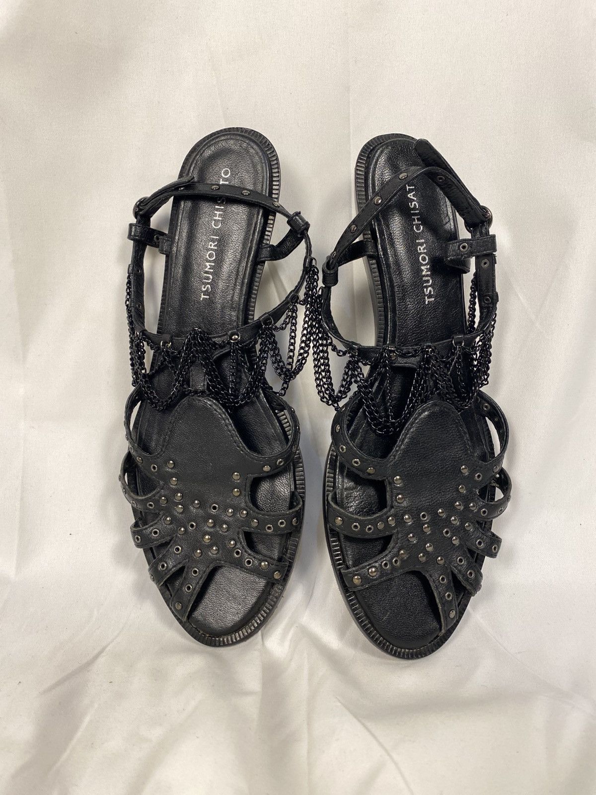 Issey Miyake Tsumori Chisato By Issey Miyake Sandal Studded Punk Style Size US 9 / IT 39 - 2 Thumbnail