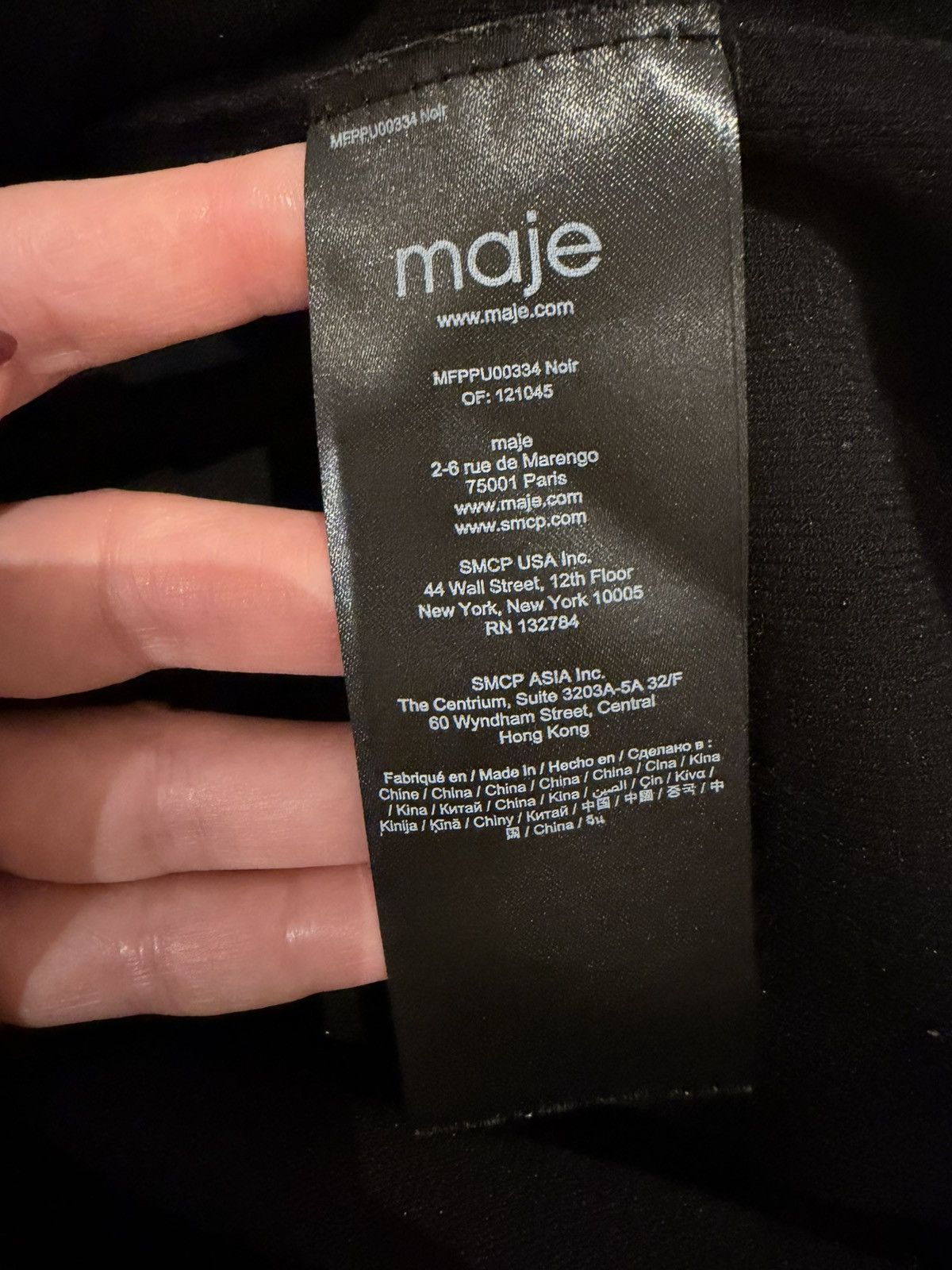 Maje 3/4 Sleeve Blouse, Maje Size S / US 4 / IT 40 - 6 Thumbnail