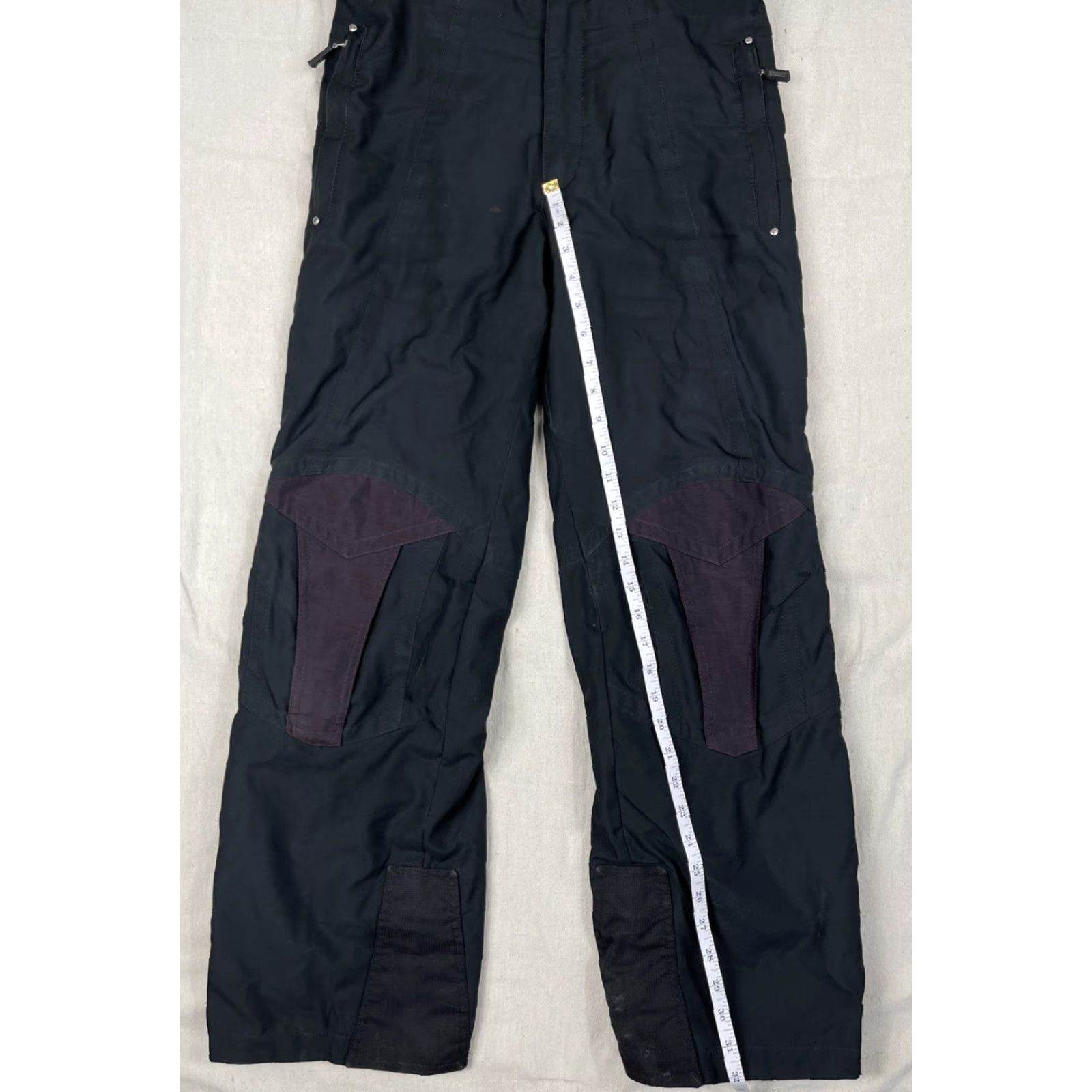 Spyder VINTAGE Spyder Ski Pants Bibs Snowboard Mens Black Size M Water Resistant Zip Pockets Size US 31 - 6 Thumbnail