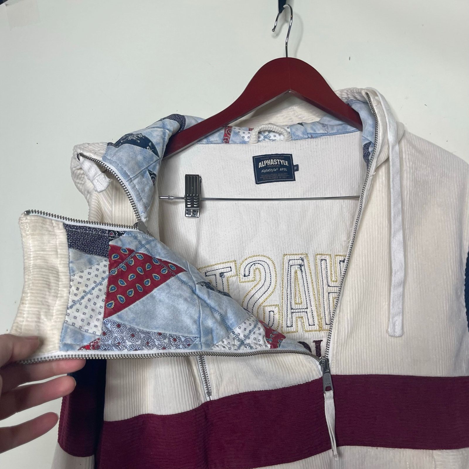 AlphaStyle Alphastyle APSL rare corduroy archive quilt hoodie jacket S Size US S / EU 44-46 / 1 - 6 Thumbnail