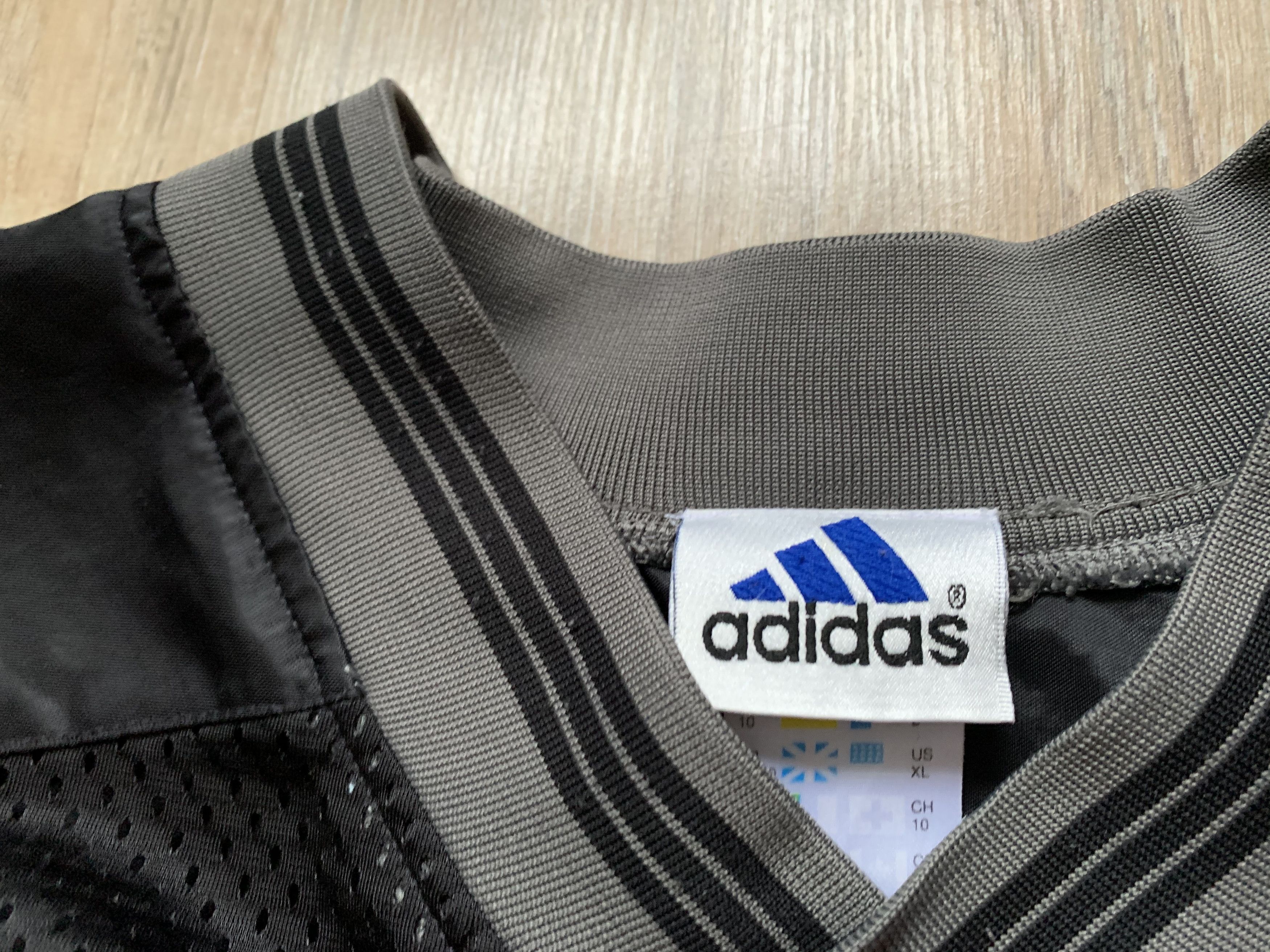Adidas × Vintage Vintage Mesh Stripe Adidas Jersey Size US XL / EU 56 / 4 - 5 Thumbnail