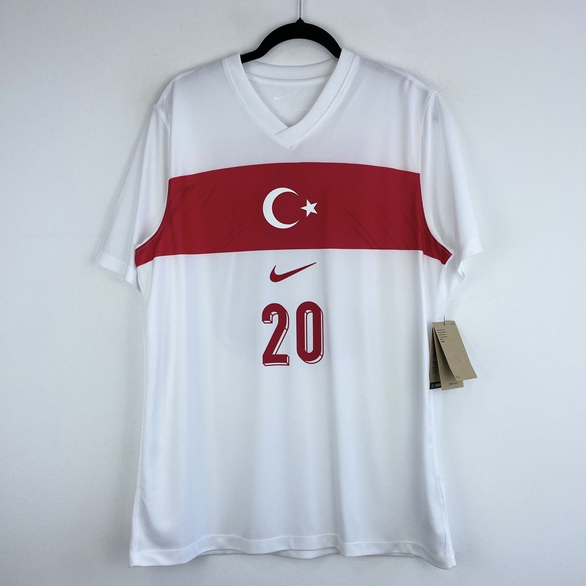 Nike Turkey Ferdi Kadioglu Nike Jersey Shirt Men 2024 size L Size US L / EU 52-54 / 3 - 2 Thumbnail