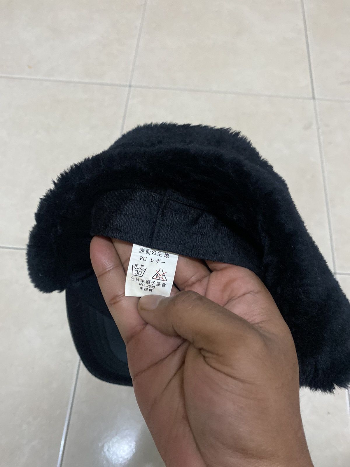 Japanese Brand × Vintage LEATHER TRAPPER HAT WITH EAR WARMER FLAP AIR FORTH AFMDE Size ONE SIZE - 11 Thumbnail