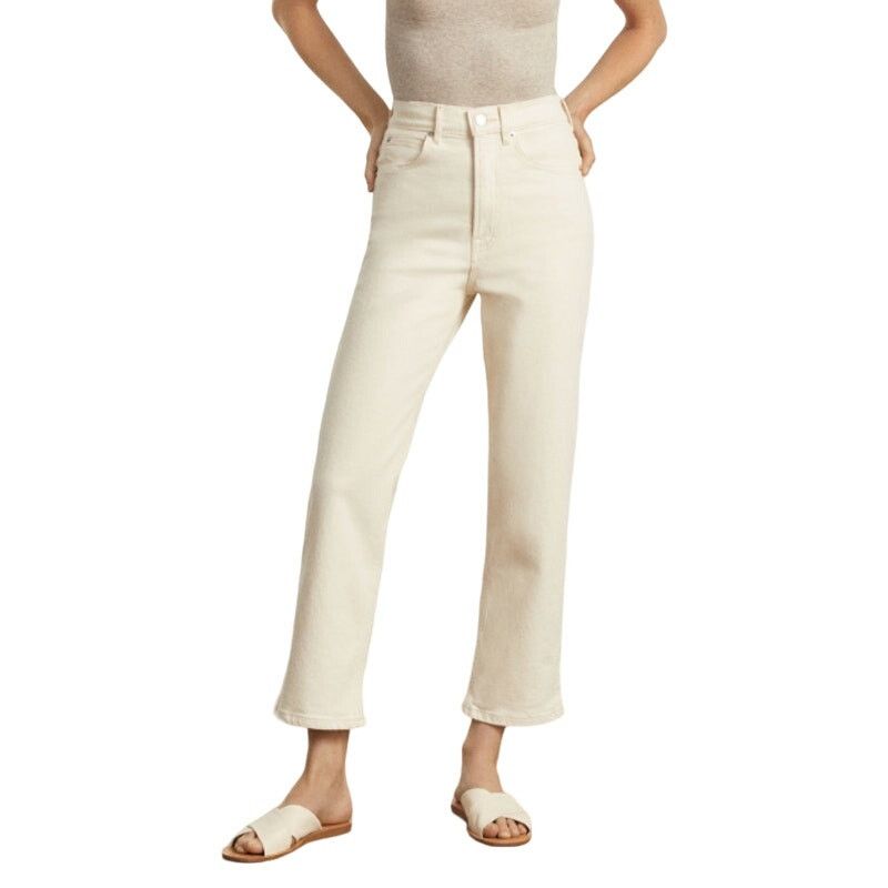 Everlane Everlane High Waisted Ivory The Way-High® Wide Leg Jean 6 Size 28" / US 6 / IT 42 - 1 Thumbnail