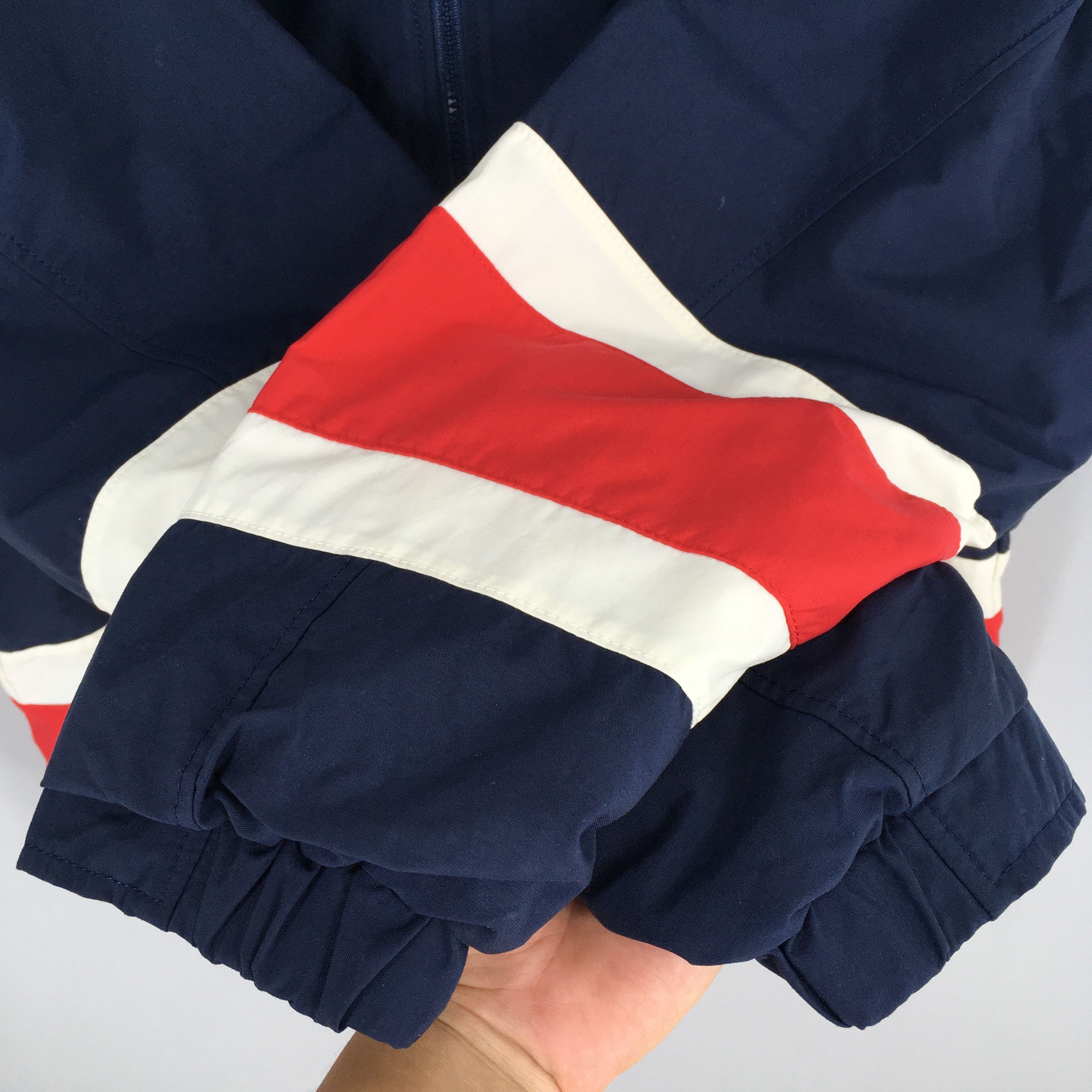 Ellesse Vintage Ellesse Blue Hoodie Bomber Zip Up Jacket Large Size US L / EU 52-54 / 3 - 4 Thumbnail