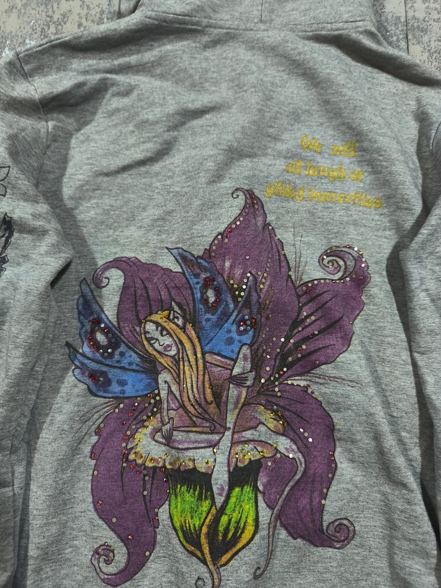 Affliction y2k naive fairy art hoodie Size S / US 4 / IT 40 - 3 Thumbnail