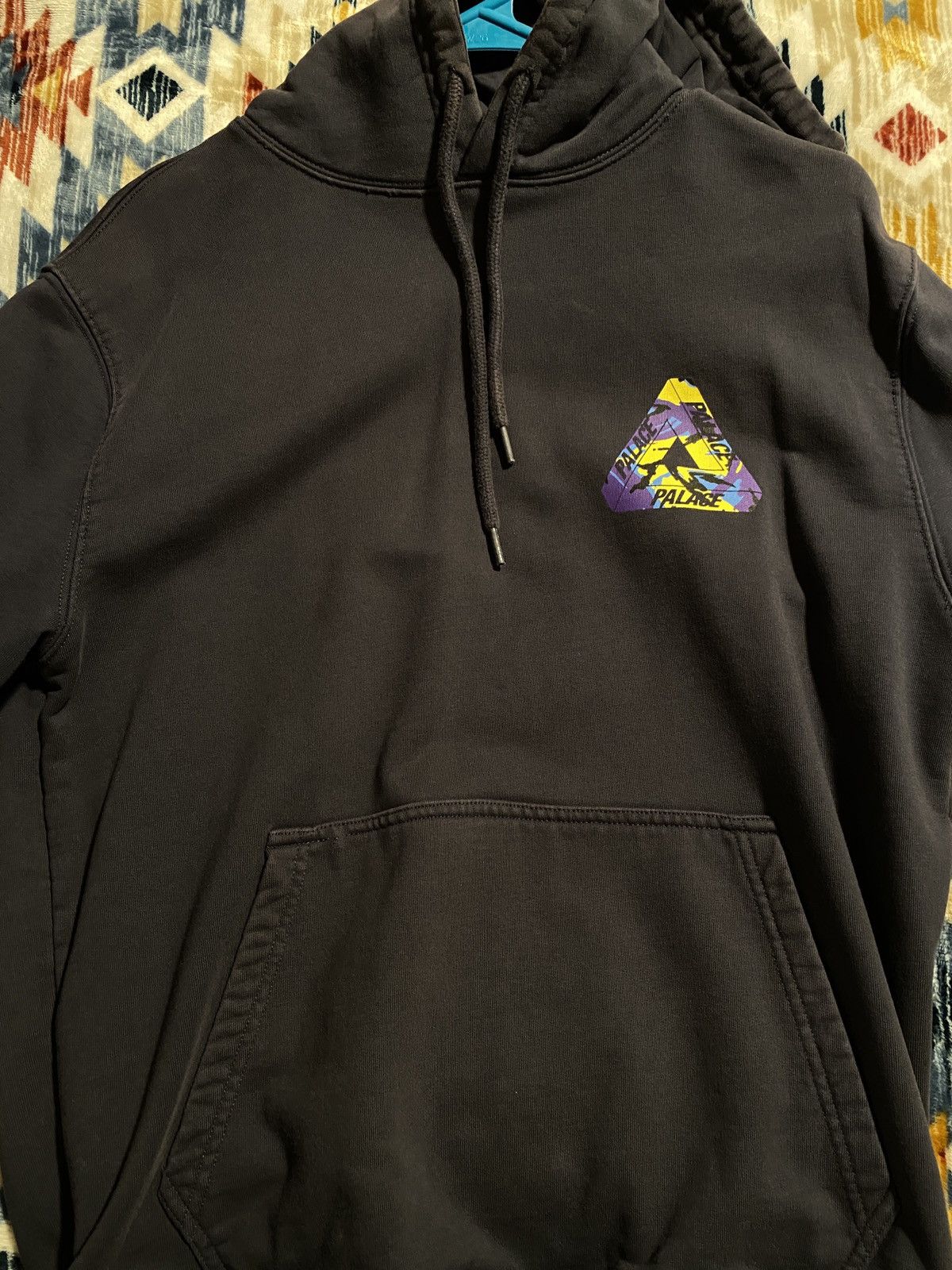 image of Palace Tri-Camo Hood in Navy, Men's (Size Small)