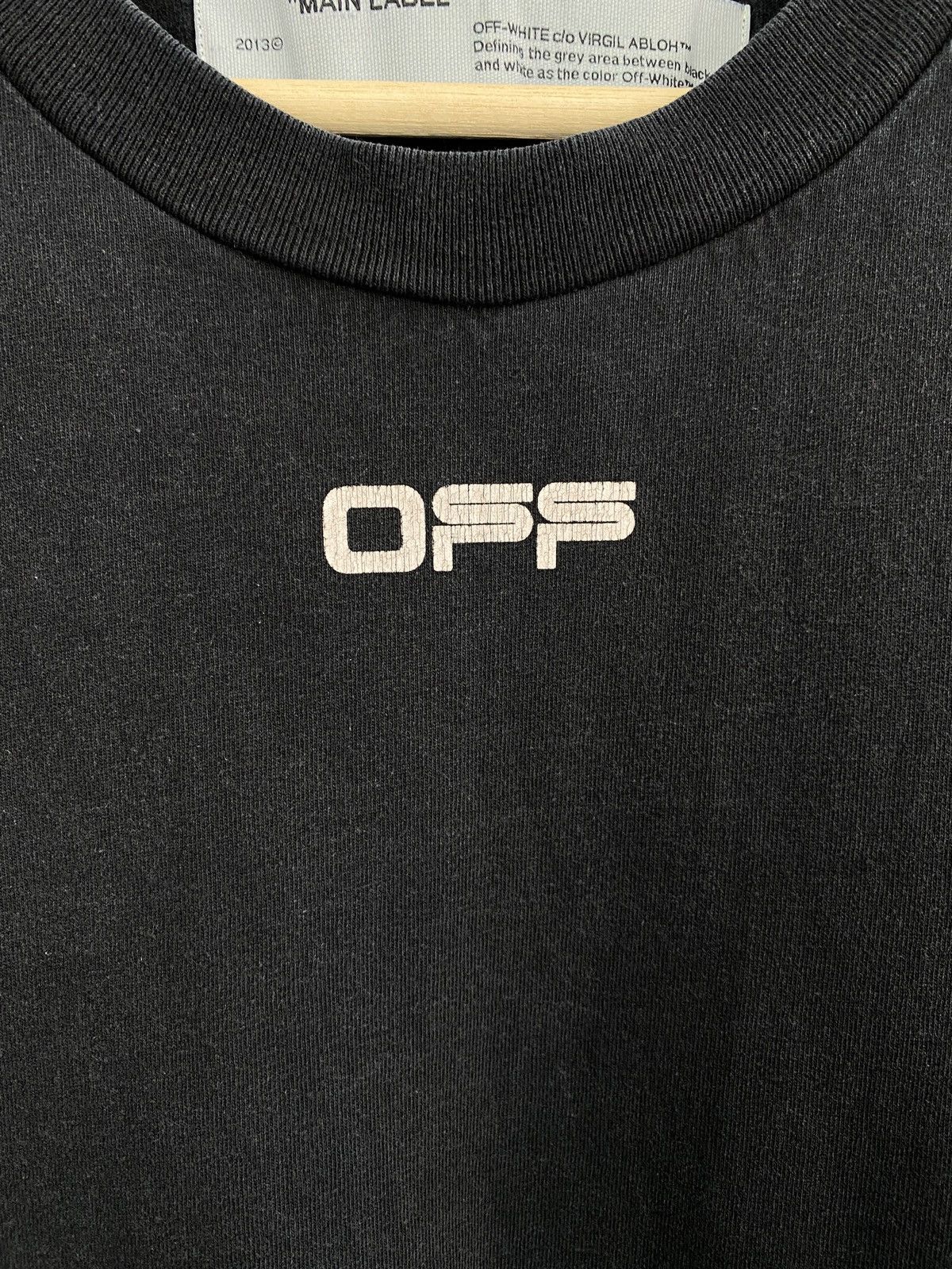 Off-White × Virgil Abloh Off White Airport Tape T-Shirt Y2K Rare Retro Hype Size US L / EU 52-54 / 3 - 7 Thumbnail