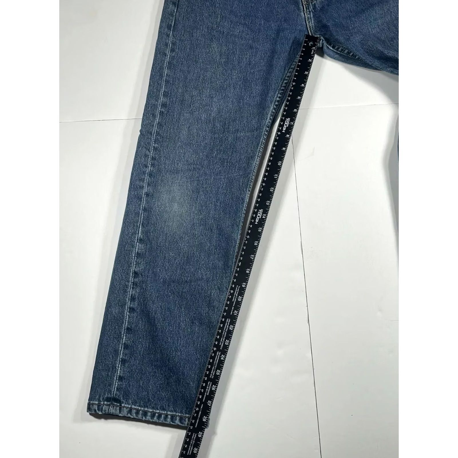 Levi's LEVI'S Jeans Men’s 33Wx30L Blue Strauss 505 Straight Long Denim 100% Cotton Jeans Mens Regular Size US 33 - 5 Thumbnail