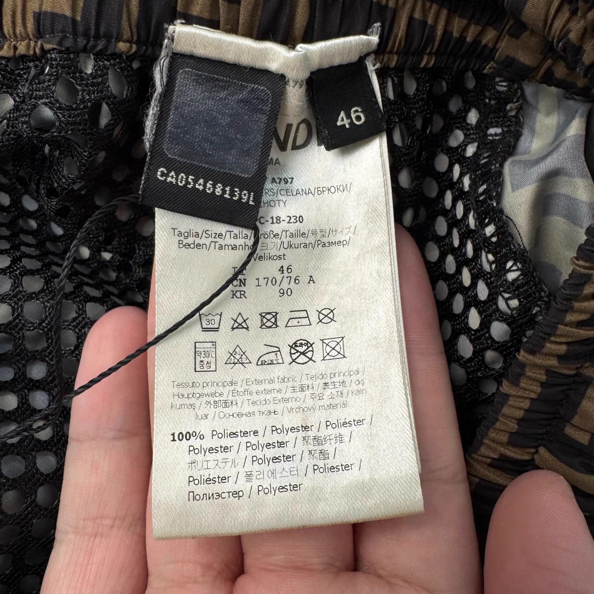 Fendi Fendi FF monogram all over dragon print pants 46 9/10 Size US 39 - 8 Thumbnail