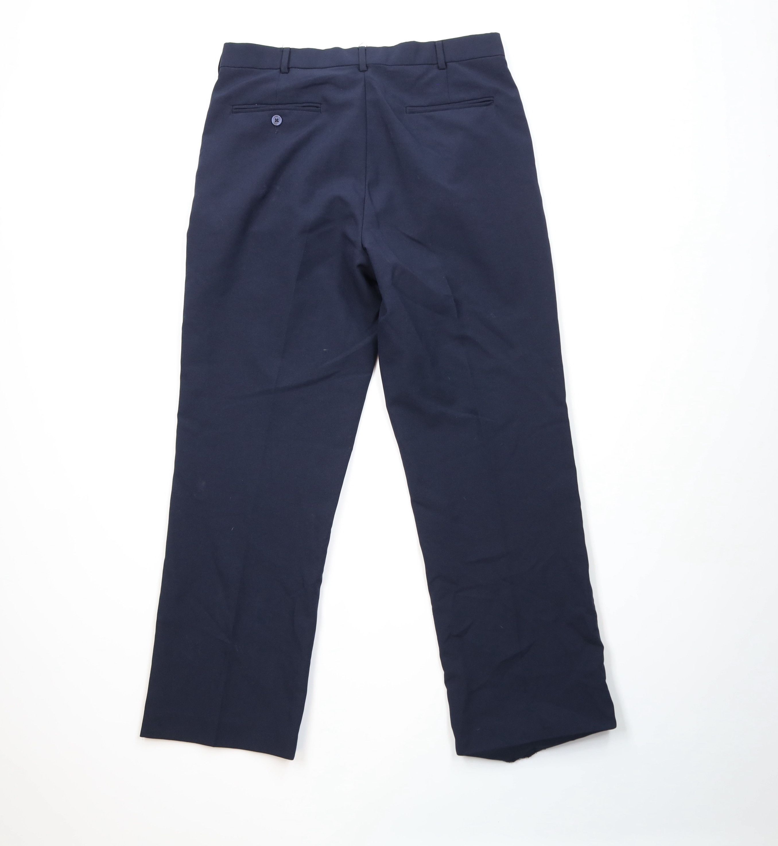 Vintage Vintage Streetwear Knit Flared Wide Leg Chino Pants Blue Size US 34 / EU 50 - 10 Thumbnail