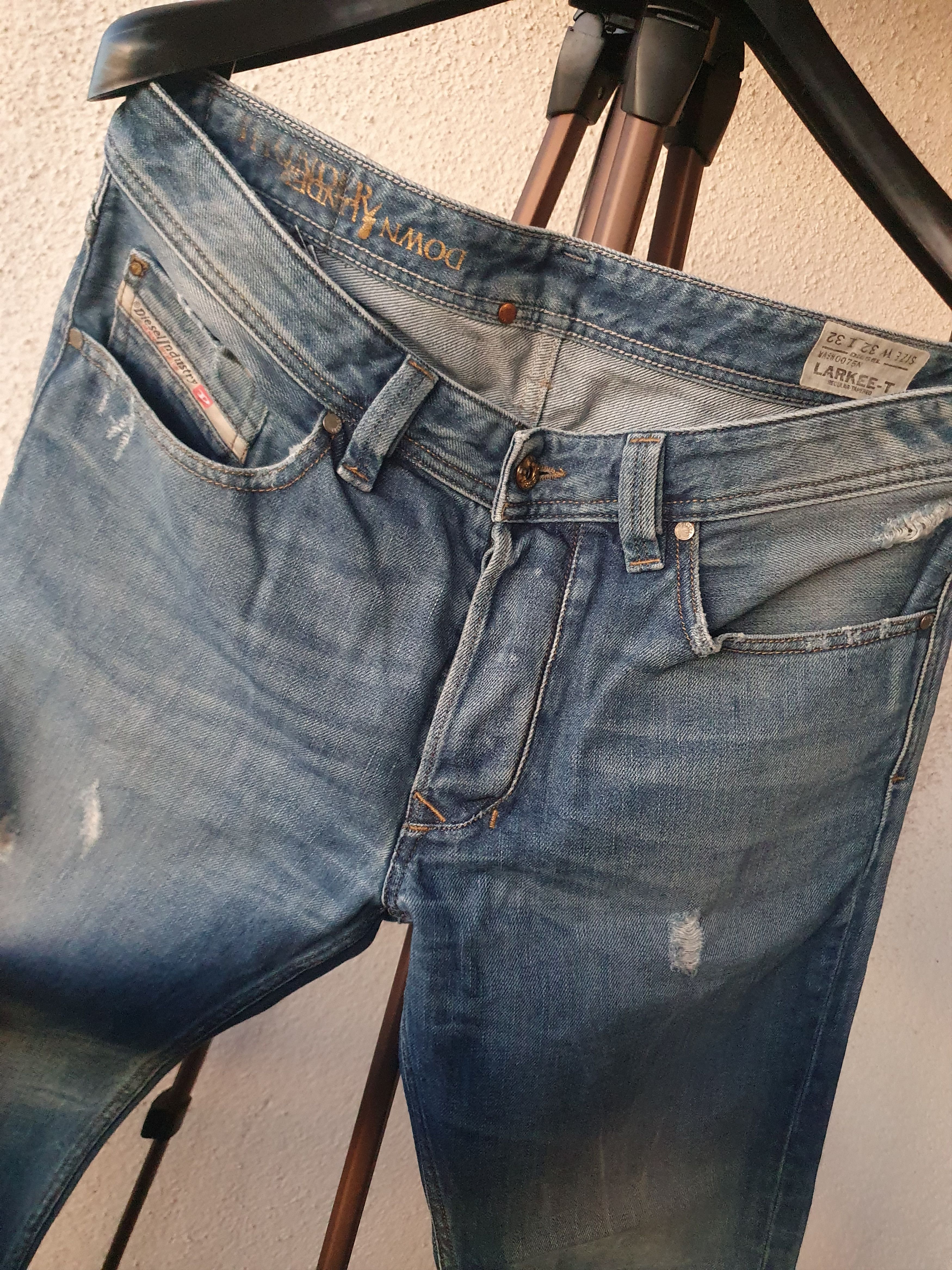 Diesel Diesel Thunder Down Under Larkee-T Regular Tapered jeans 32 Size US 32 / EU 48 - 9 Thumbnail
