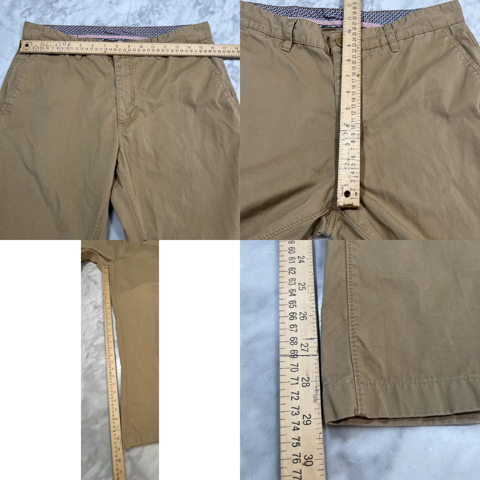 Vintage Allen Solly Mens Pants 34 X 29 Custom Fit 10” Rise Pockets Cotton Size US 34 / EU 50 - 8 Thumbnail