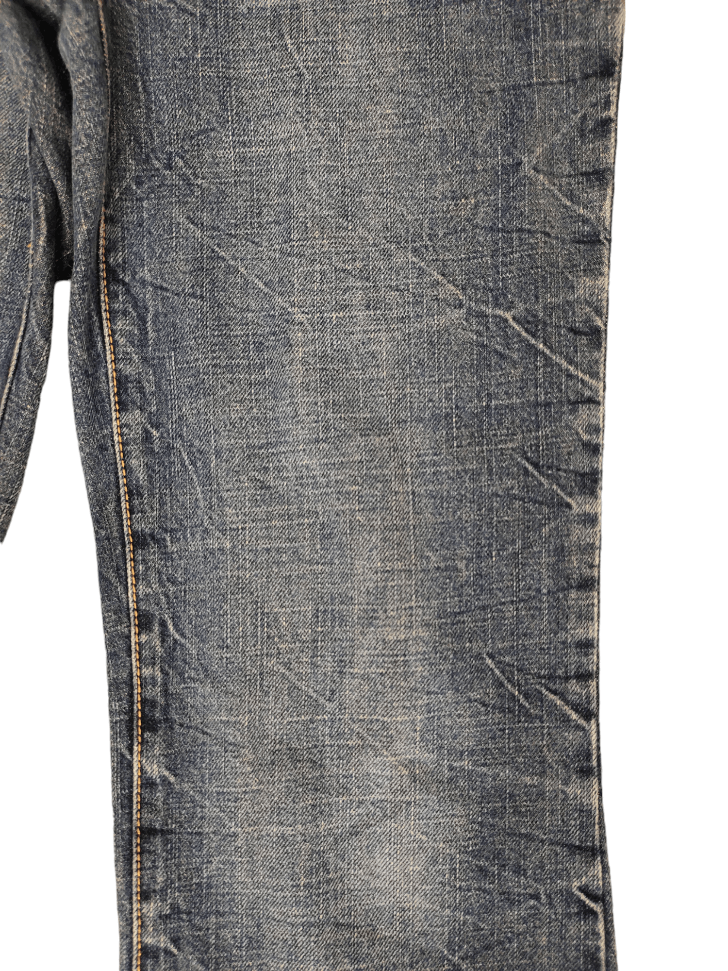 If Six Was Nine Flare Jeans Aft Japan Distress Faded Boot Cut Y2k Mudmax Size US 29 - 6 Thumbnail