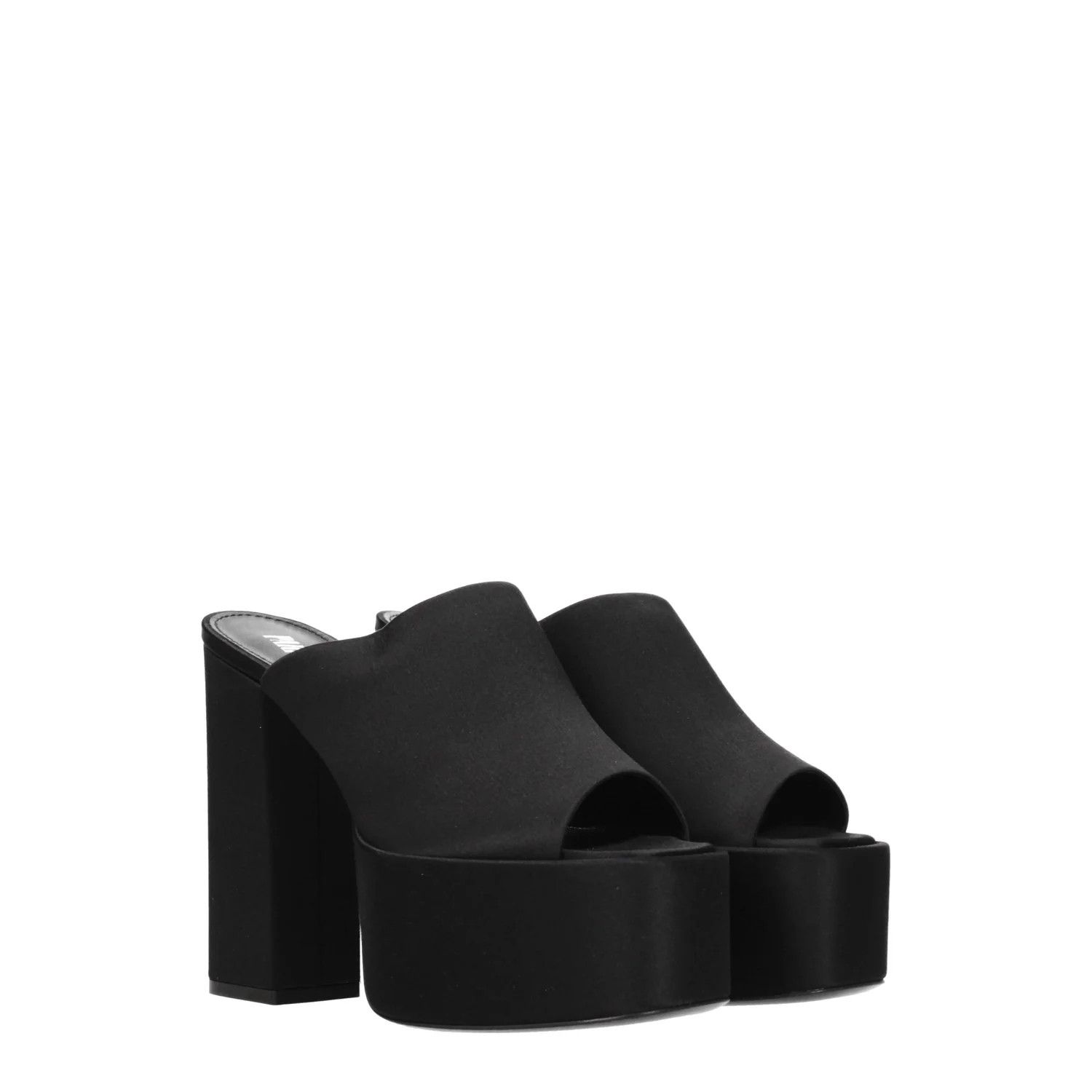 Paris Texas ob1o1e1124 Satin Sandals in Black Size US 8.5 / IT 38.5 - 2 Thumbnail