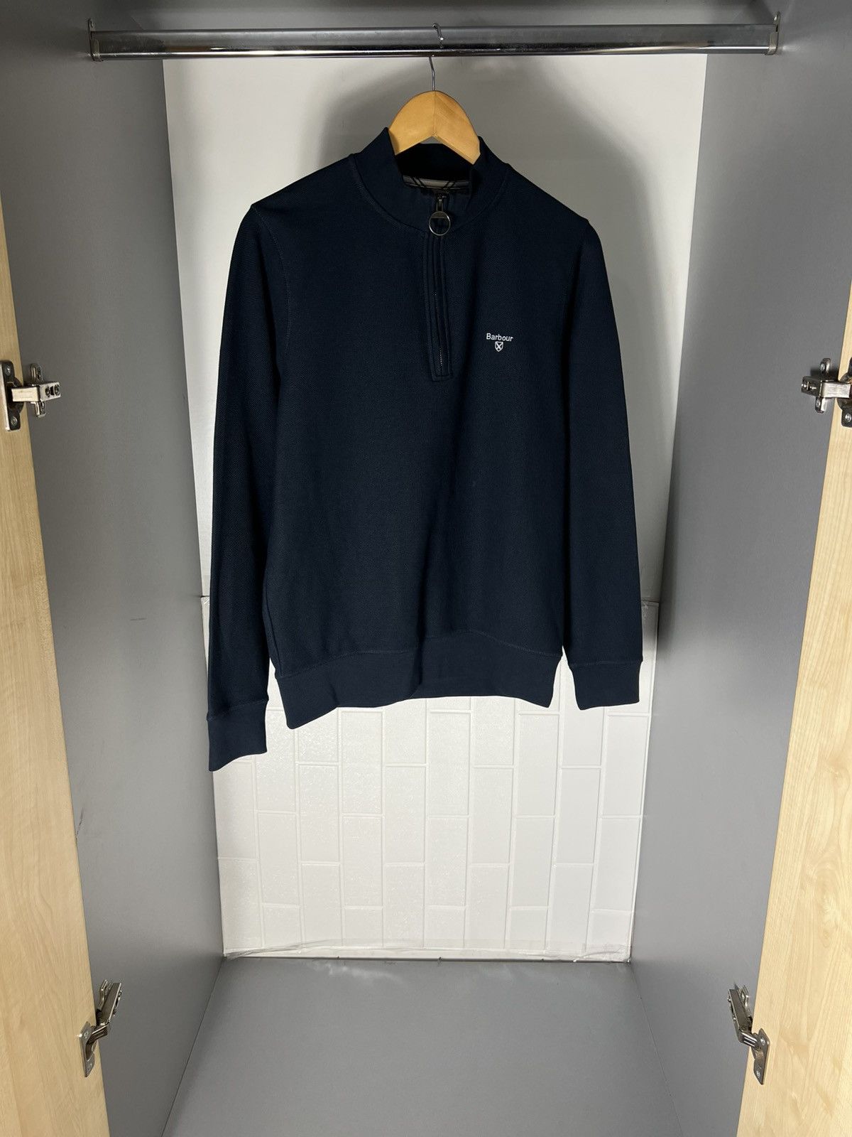 Barbour VINTAGE BARBOUR INTERNATIONAL 1/3 ZIP SWEATER CASUAL Y2K 90s Size US M / EU 48-50 / 2 - 2 Thumbnail