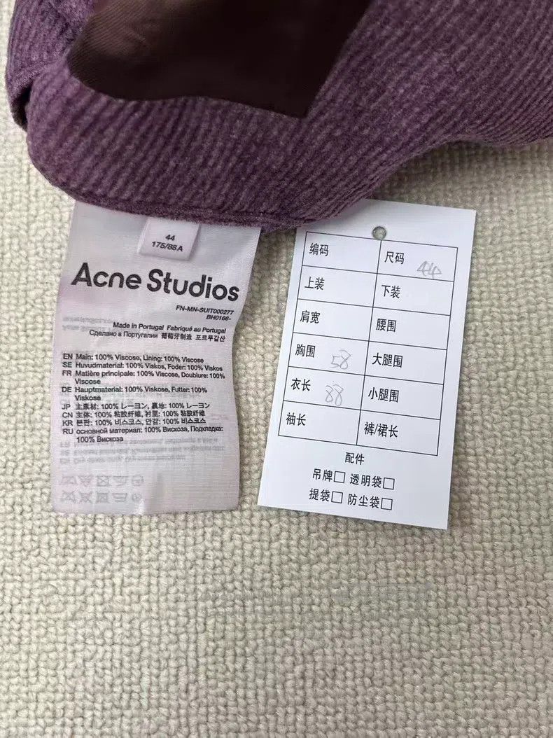 Acne Studios Acne Studios Plain Single Breasted Long Sleeve Jacket Size M / US 6-8 / IT 42-44 - 3 Thumbnail