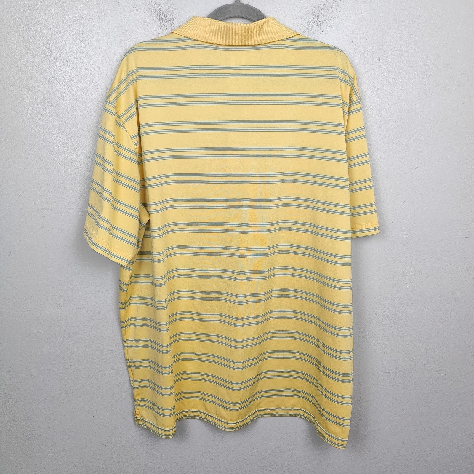 Other Vintage Masters Performance Polo Shirt Mens XL Yellow Green Size US XL / EU 56 / 4 - 6 Thumbnail
