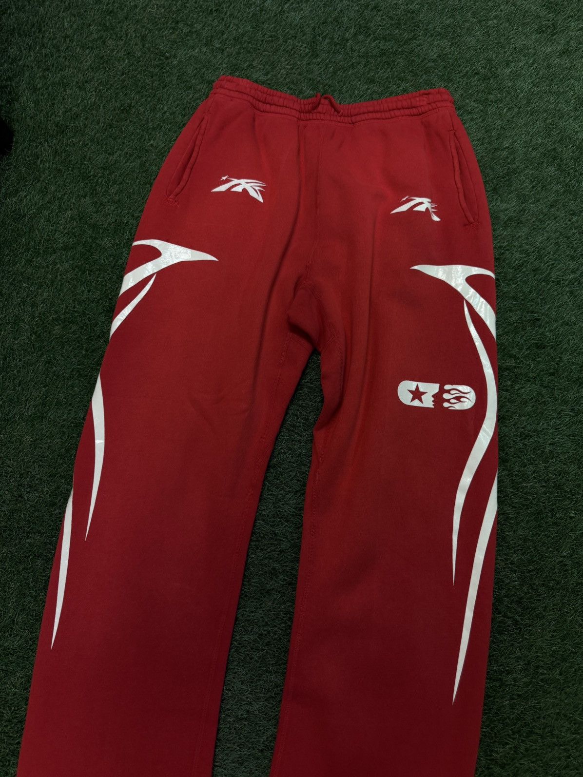 HELLSTAR Hellstar Sweatpants Red White Size XL Brand New Size US 34 / EU 50 - 6 Thumbnail