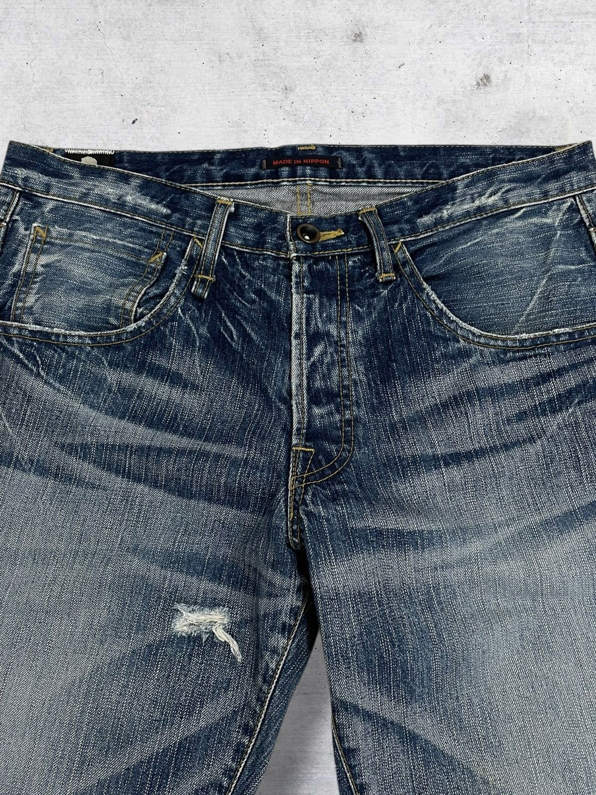 Japanese Brand VINTAGE JAPAN GRUNGE AESTHETIC PUNK MADE NIPPON JAPAN DENIM Size US 31 - 6 Thumbnail