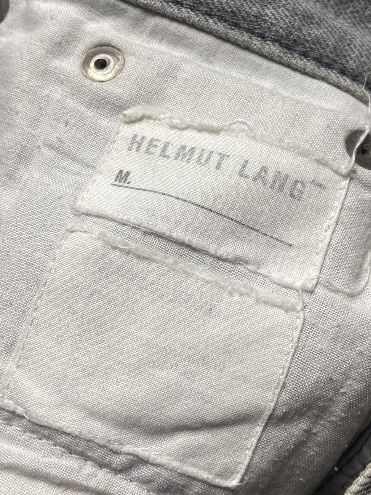 Helmut Lang 1990s Helmut Lang - Dirty Washed Denim Size US 29 - 8 Thumbnail