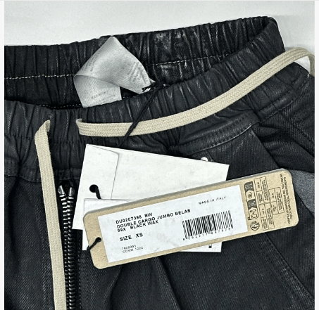 Rick Owens DU02E7398BW-99X Size US 32 / EU 48 - 4 Thumbnail
