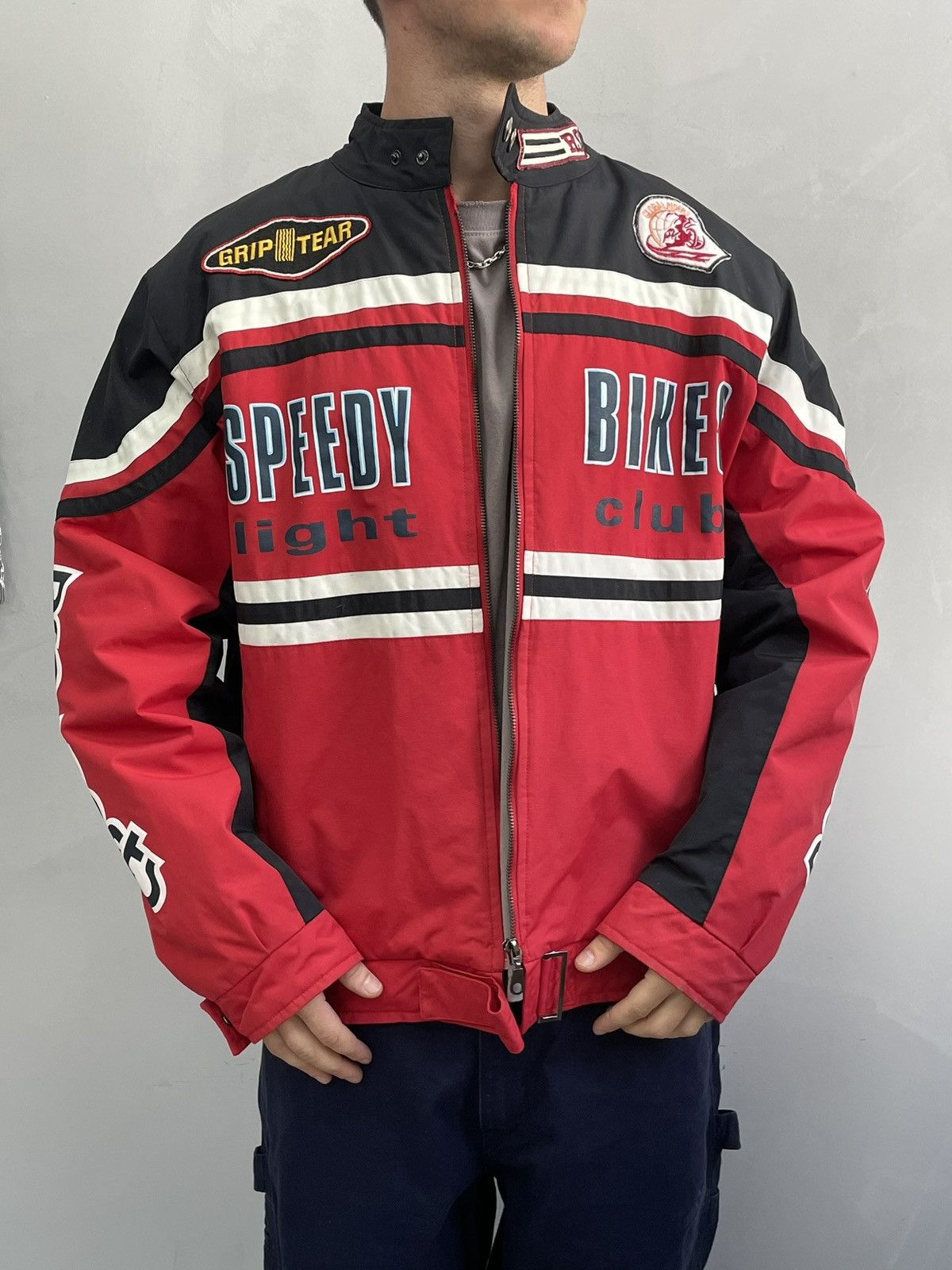 Harley Davidson Harley davidson style nylon shield fashion moto jacket y2k Size US XL / EU 56 / 4 - 1 Thumbnail