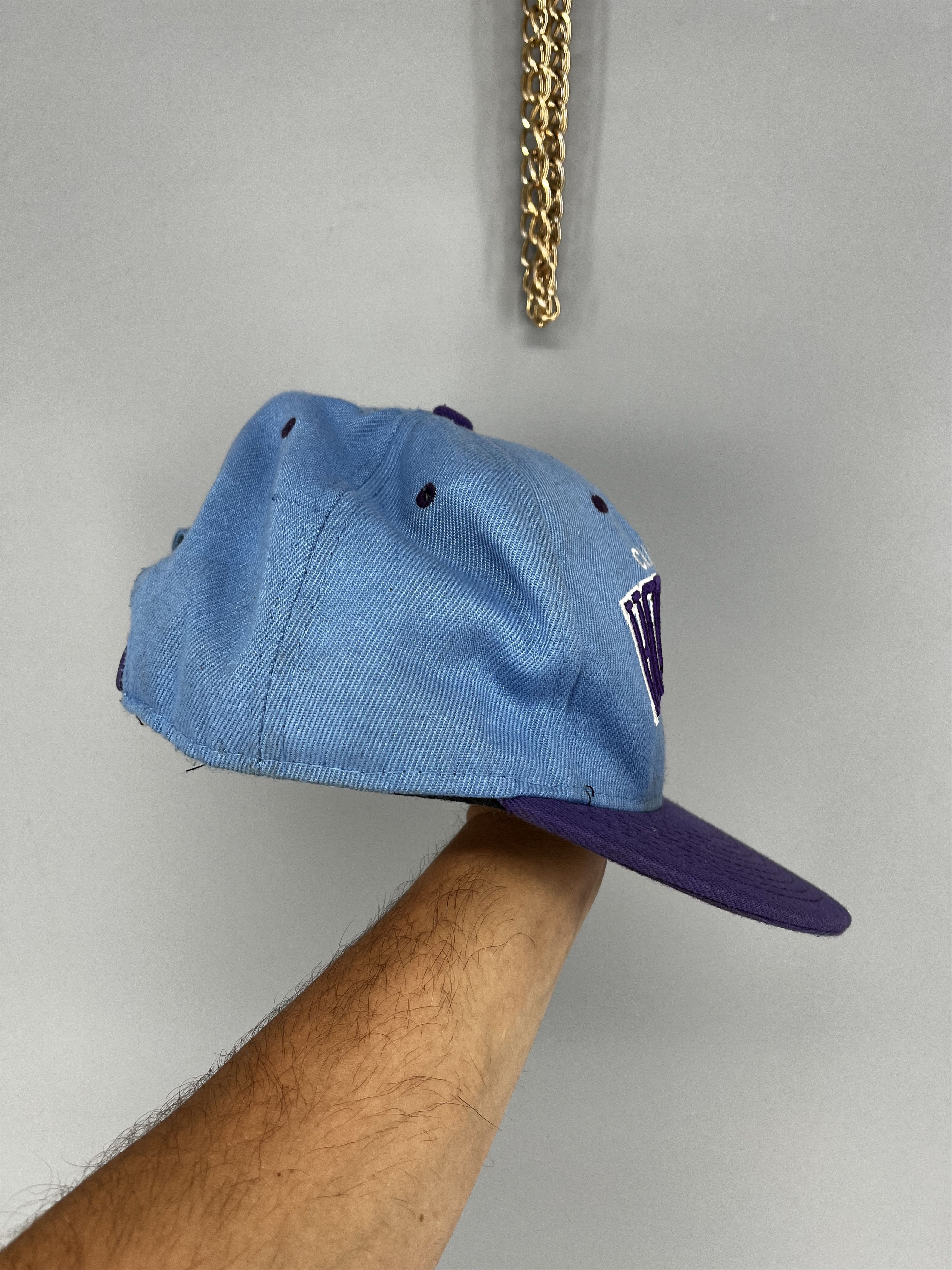 NBA NBA Charlotte Hornets Snapback Hat Adidas Retro Hardwood Size ONE SIZE - 2 Thumbnail