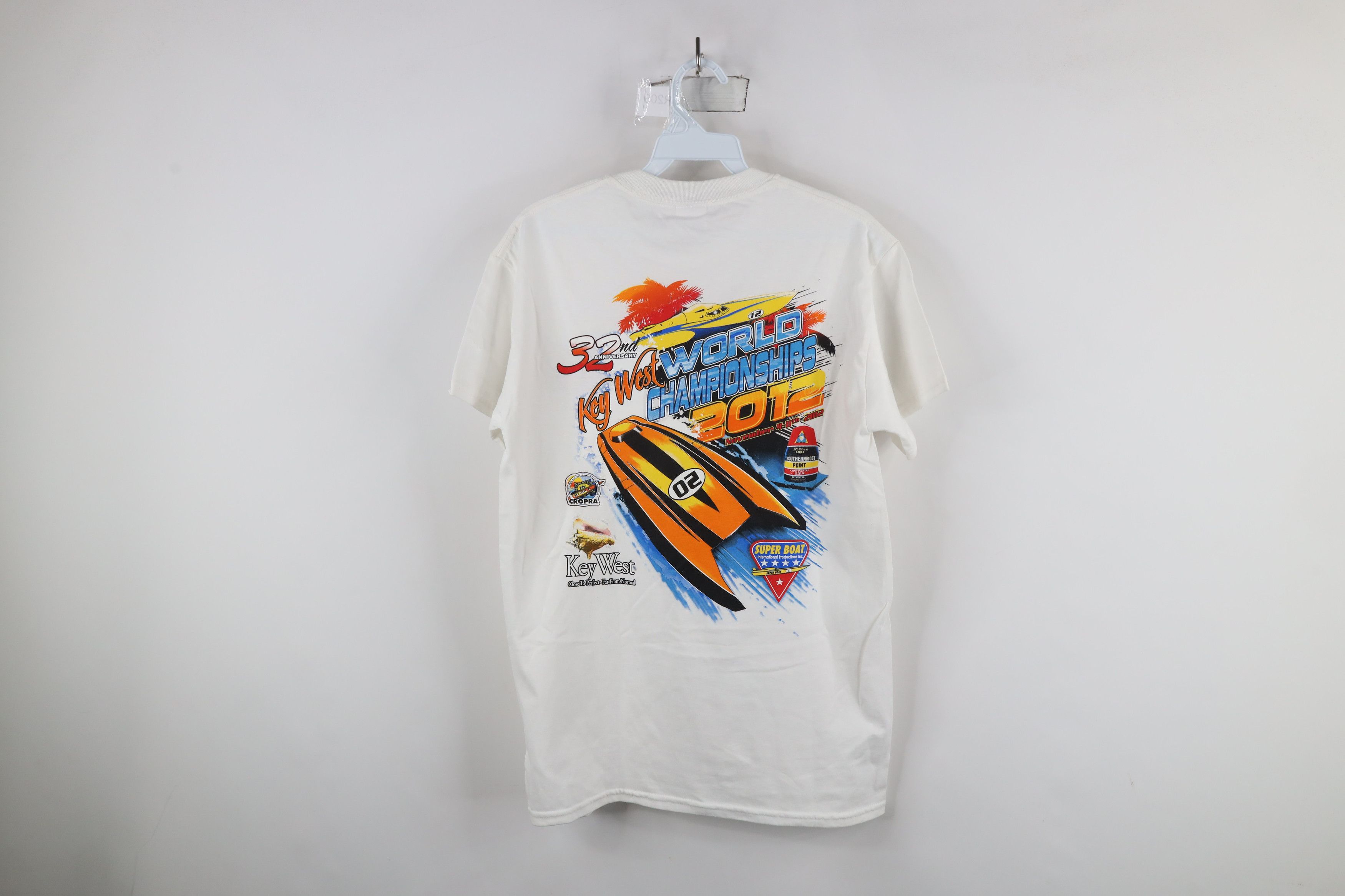 Vintage Vintage Y2K Key West World Championships Boating T-Shirt Size US S / EU 44-46 / 1 - 11 Thumbnail