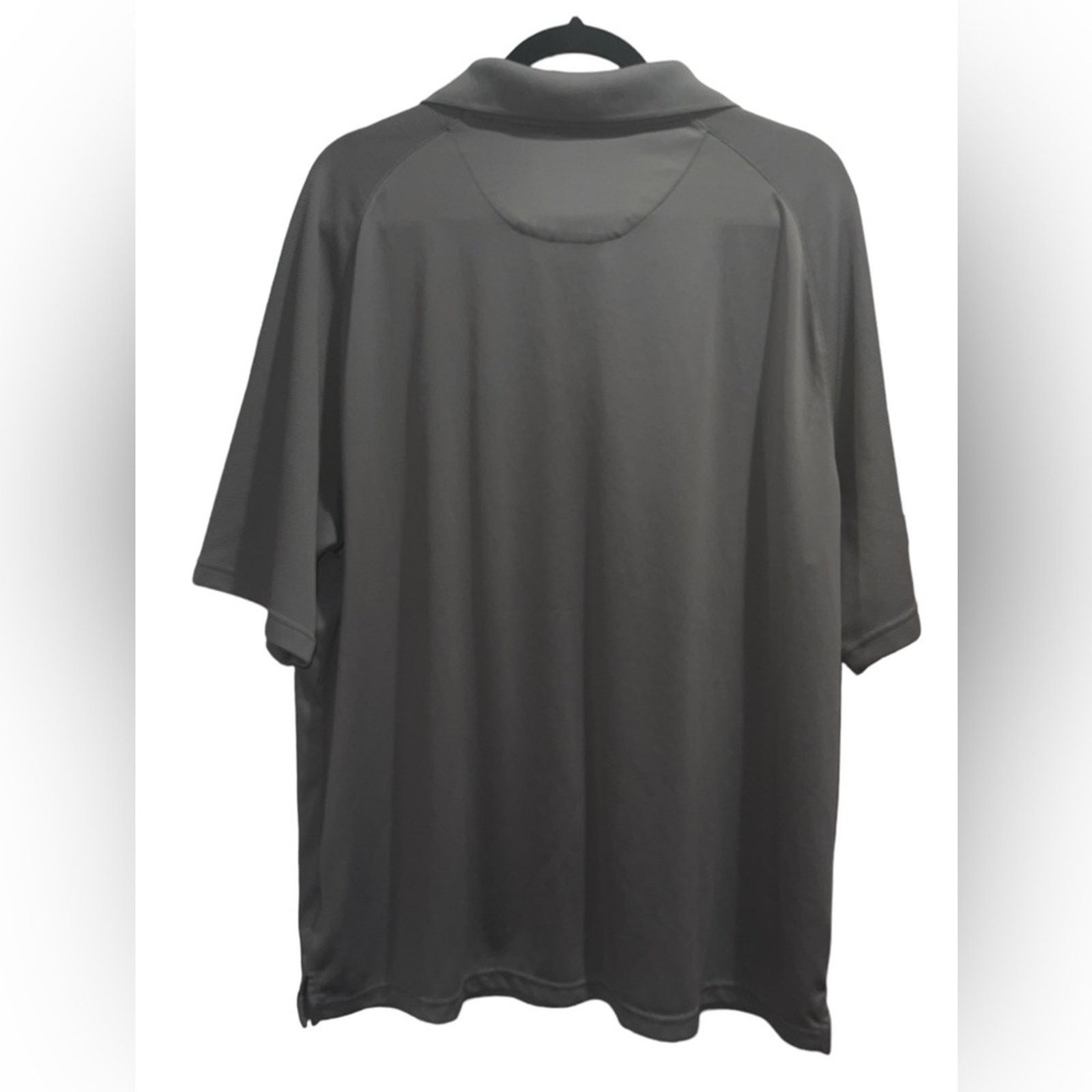 Haggar COOL 18 BY HAGGER Performance Wear Gray Golf Polo Sz XL Size US XL / EU 56 / 4 - 3 Thumbnail