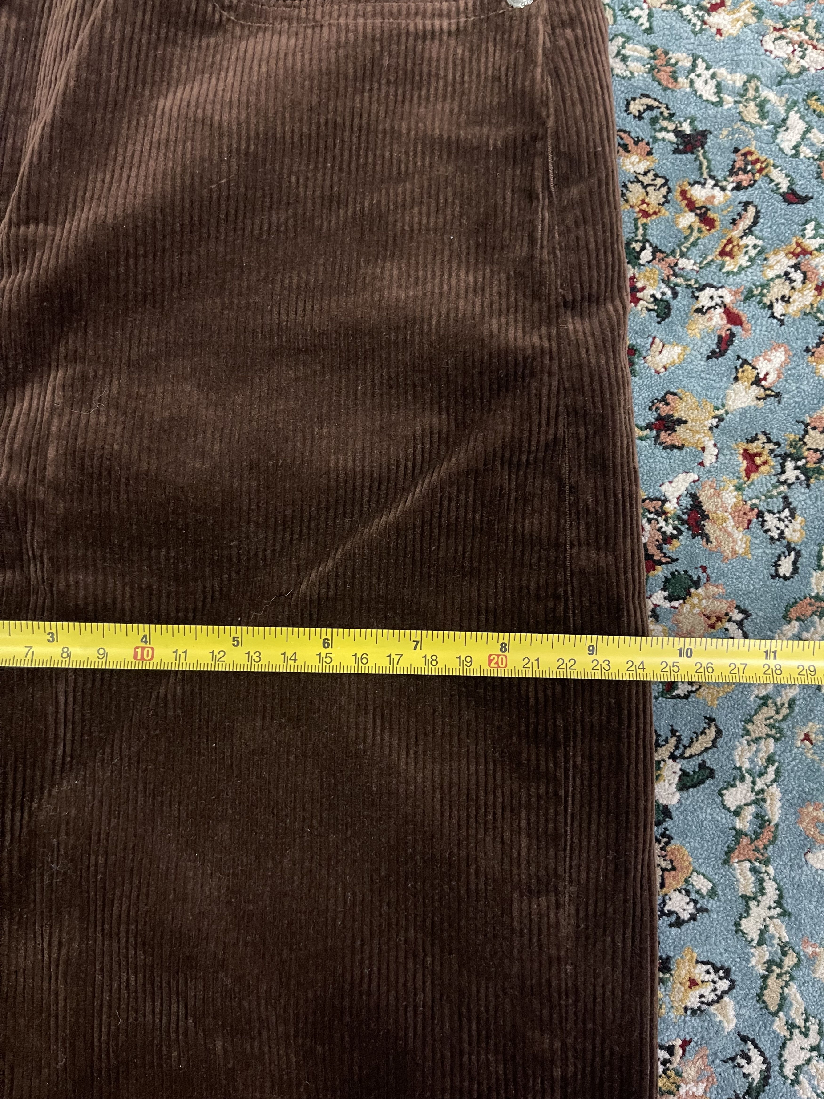 Polo Ralph Lauren Straight Fit High-Rise Corduroy Trousers Pant Size 26" / US 2 / IT 38 - 9 Thumbnail