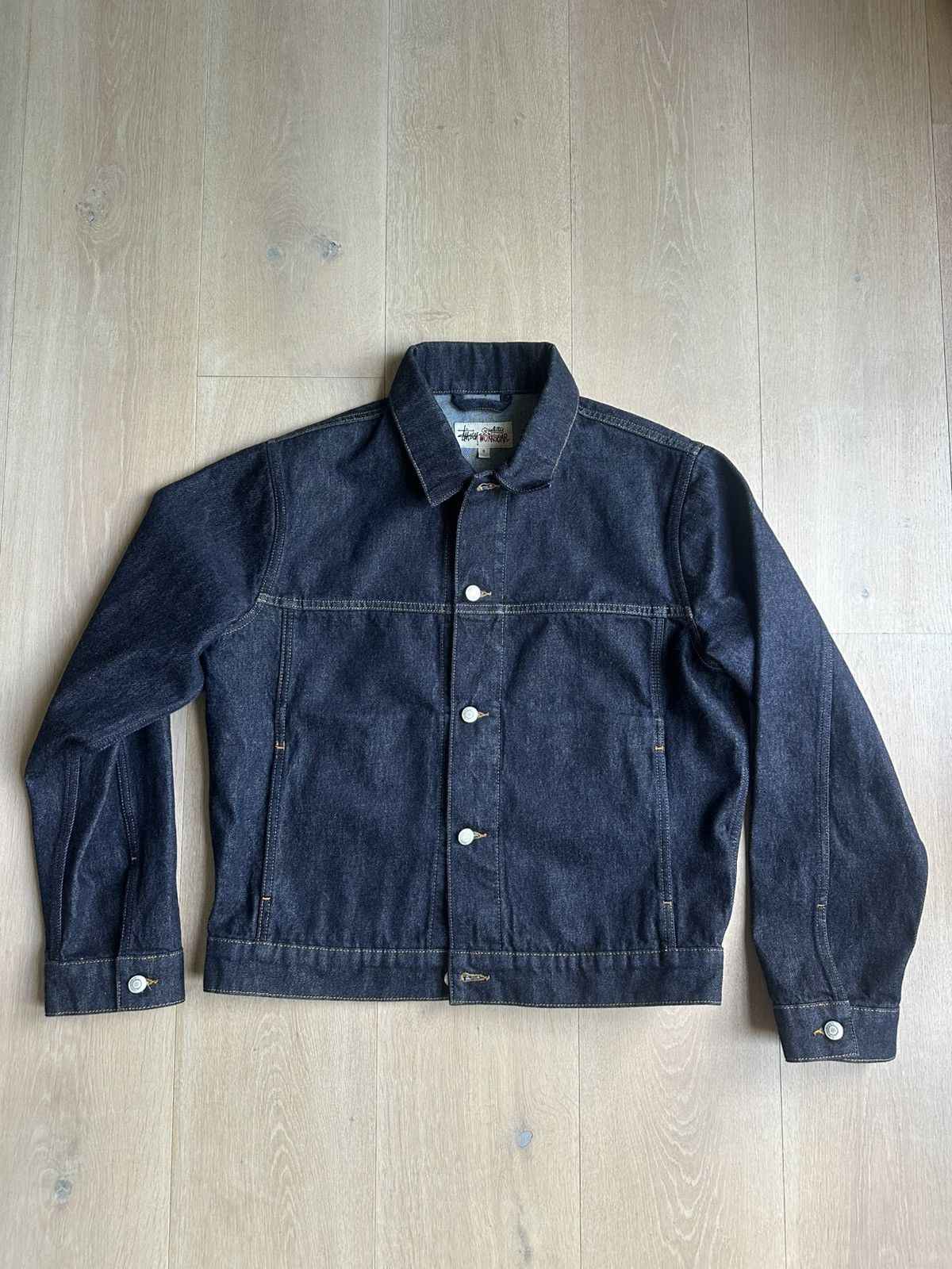 Stussy Stussy Rinsed Indigo Denim Trucker Jacket | Grailed
