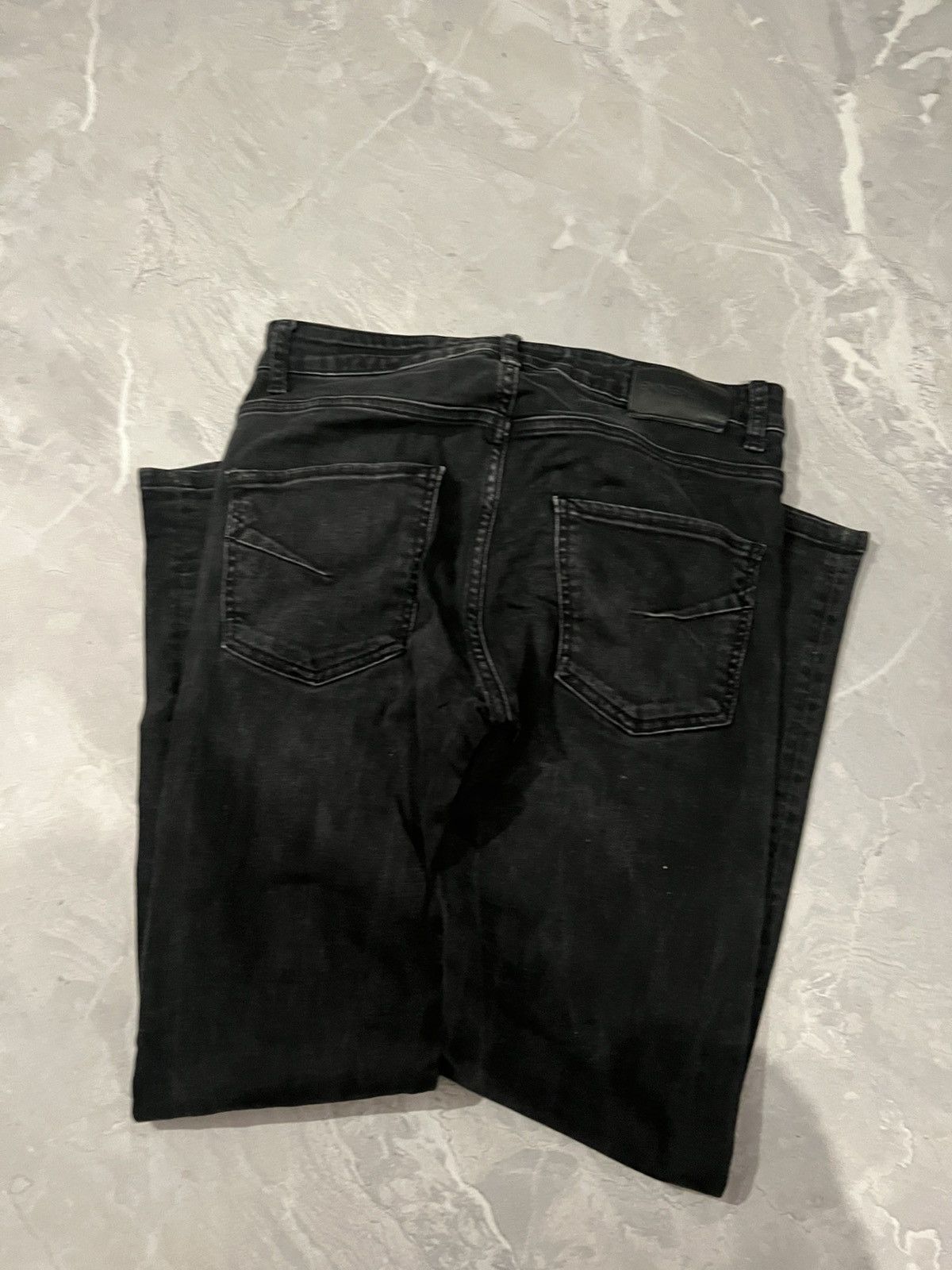 Vintage Dark Japanese Grunge / Avan Garde Skinny / Number Nine Style Size US 32 / EU 48 - 5 Thumbnail
