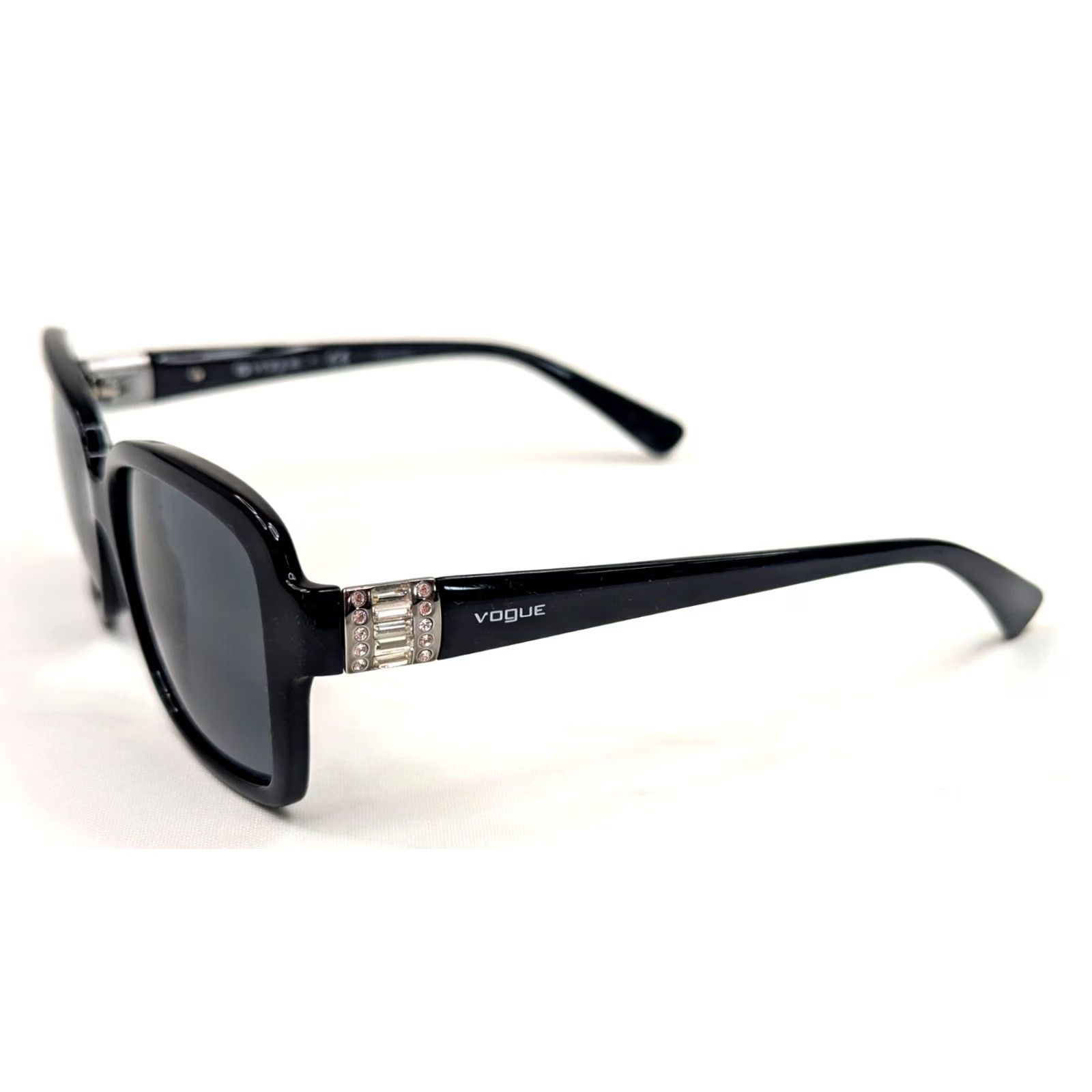 Vogue Vogue VO2942-SB W44/11 Black 55-17 135 Women Sunglasses Light Magnification Butterfly Designer Readers Glasses Unisex Gray Lens 2N N/A Size ONE SIZE - 2 Thumbnail